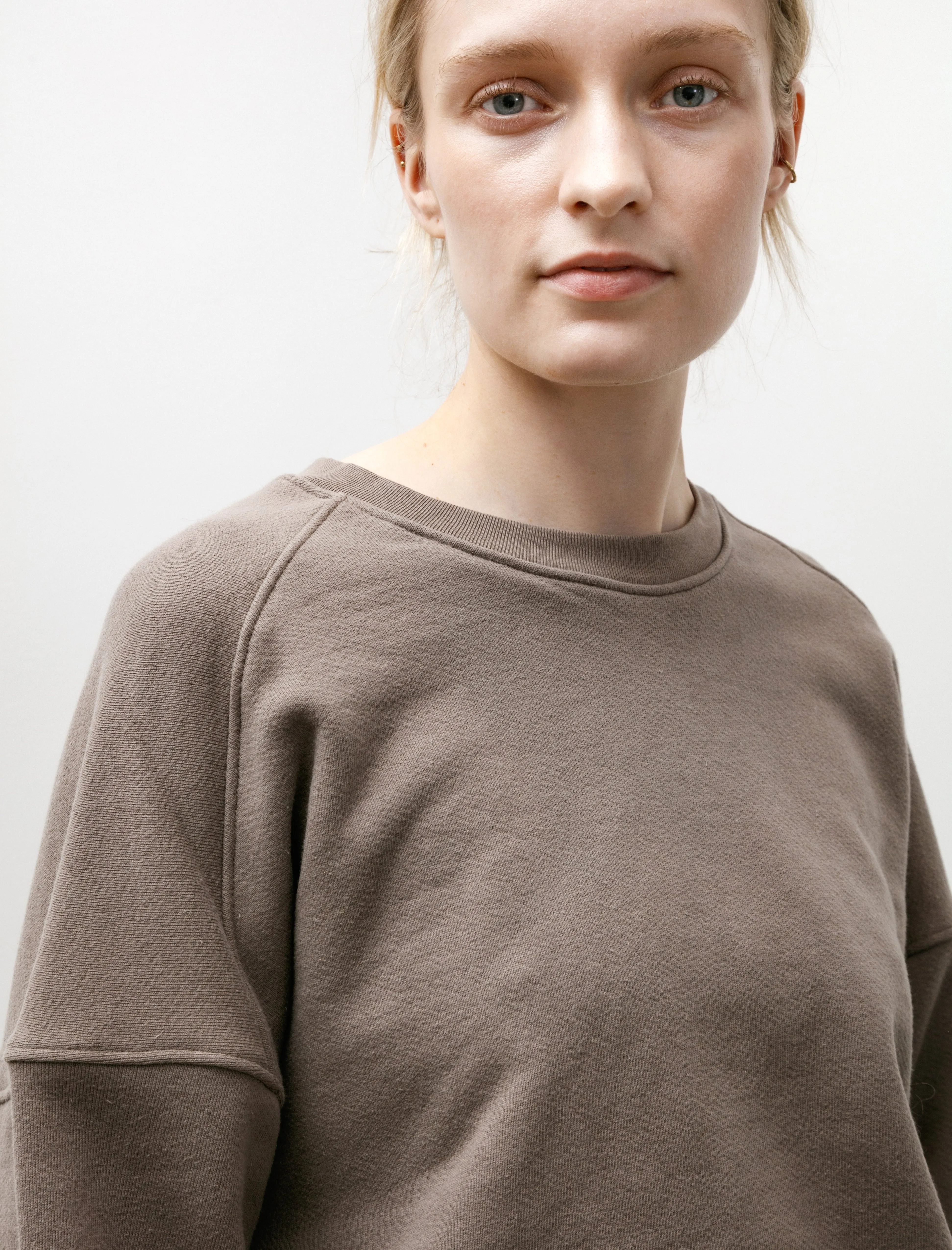 Smile Sweatshirt Taupe sold by SHOP NEIGHBOR product image thumbnail 2