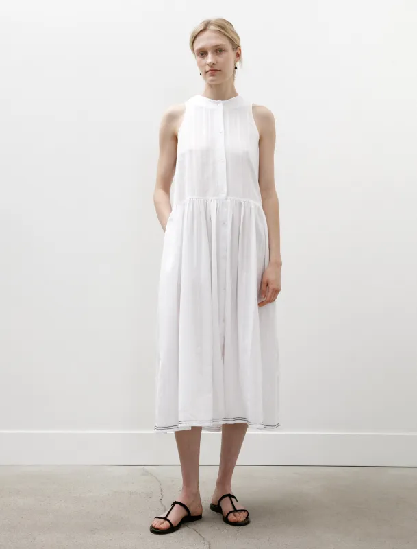 Anouk Dress White Cotton sold by SHOP NEIGHBOR