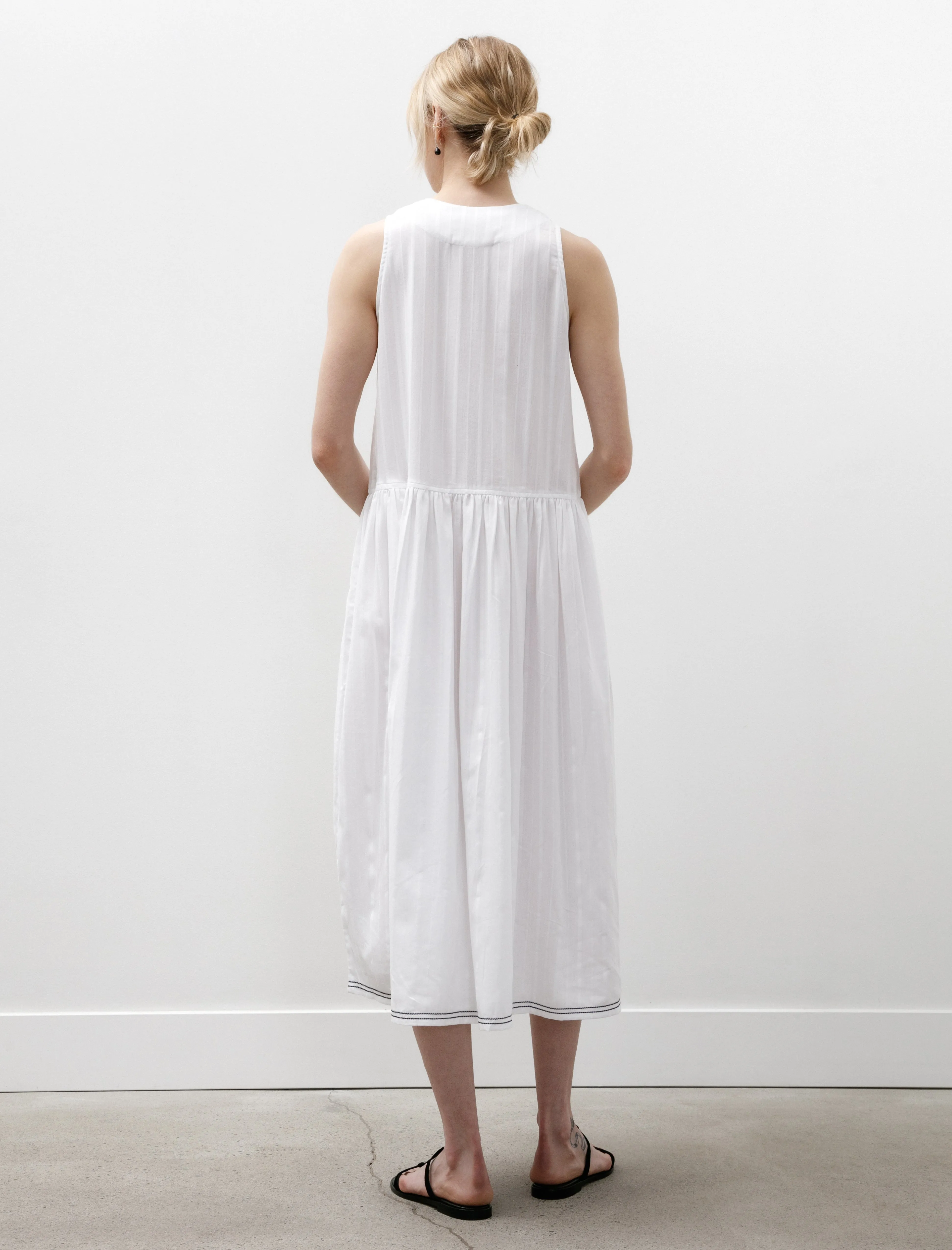 Anouk Dress White Cotton sold by SHOP NEIGHBOR product image thumbnail 4
