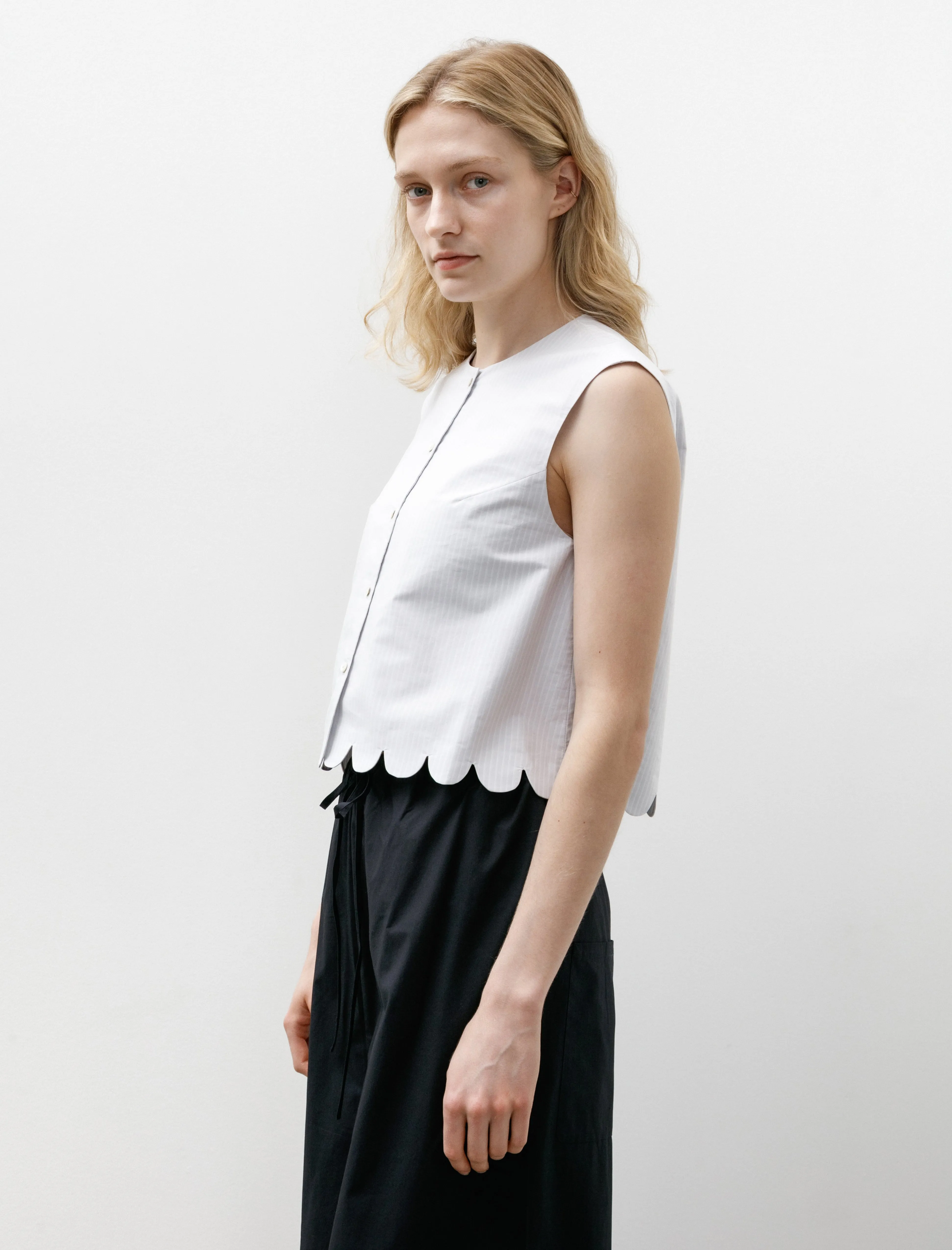 A Cropped Top Light Blue sold by SHOP NEIGHBOR product image thumbnail 4