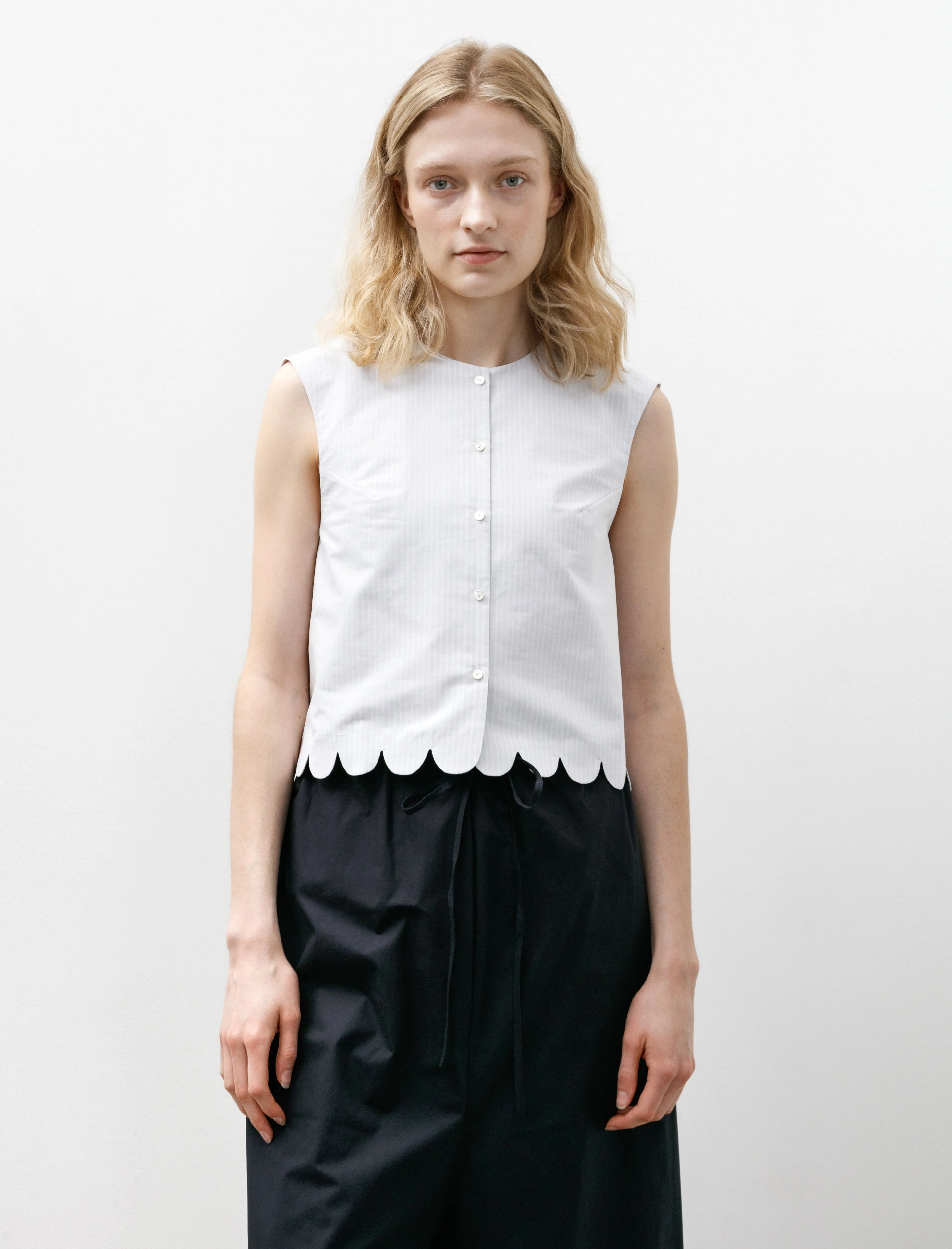 A Cropped Top Light Blue sold by SHOP NEIGHBOR
