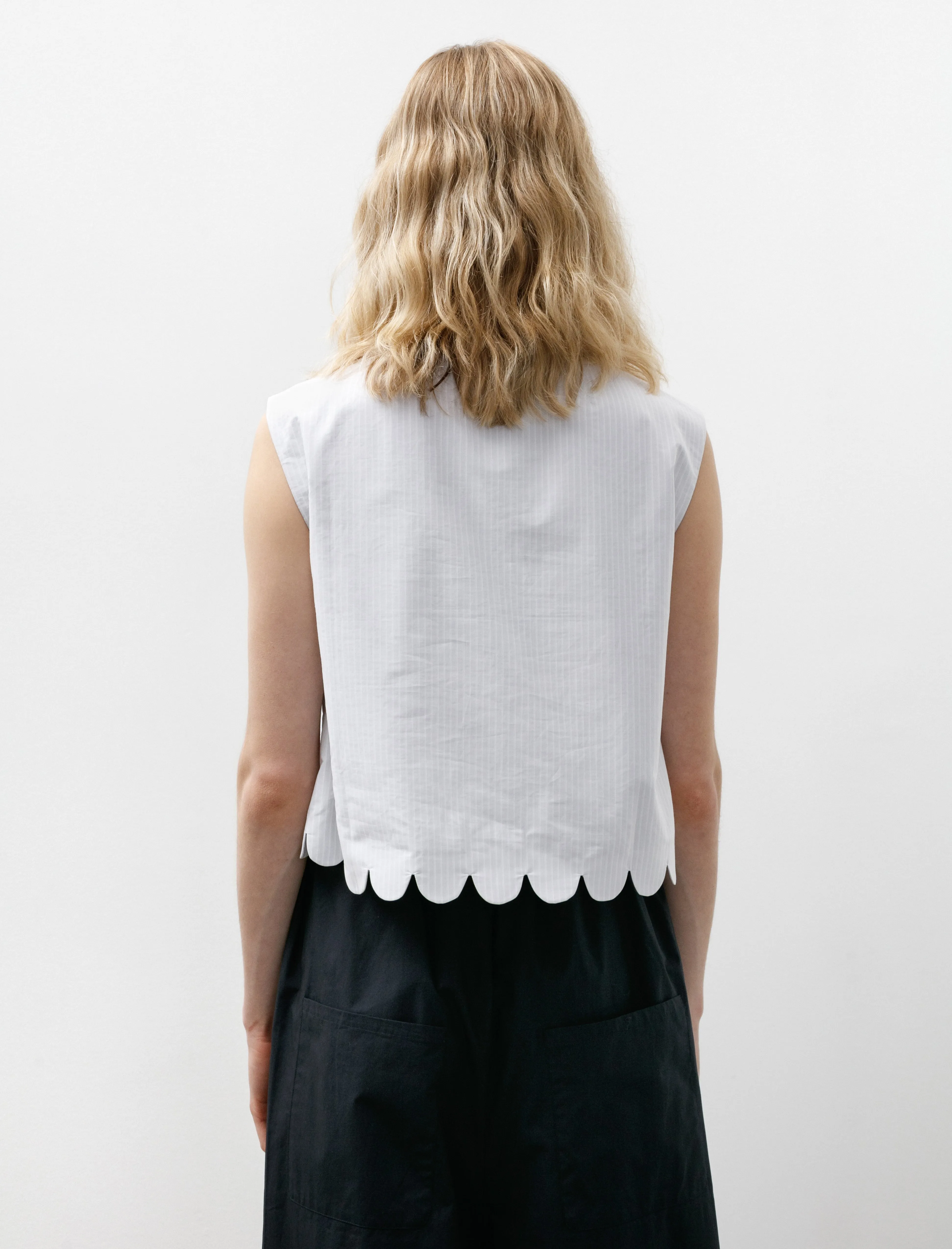 A Cropped Top Light Blue sold by SHOP NEIGHBOR product image thumbnail 3