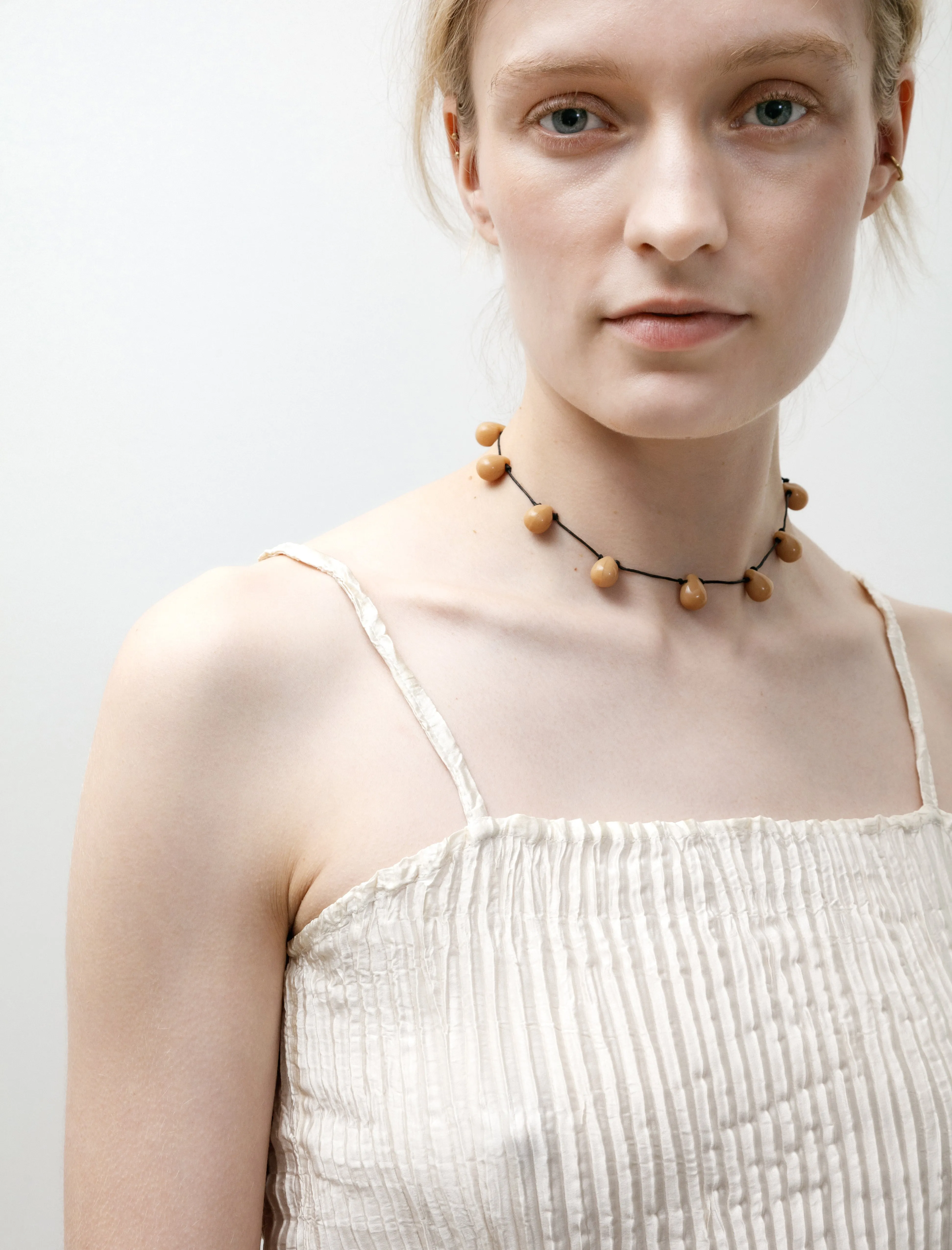 Plissé Silk Tube Long Dress Off White sold by SHOP NEIGHBOR product image thumbnail 2