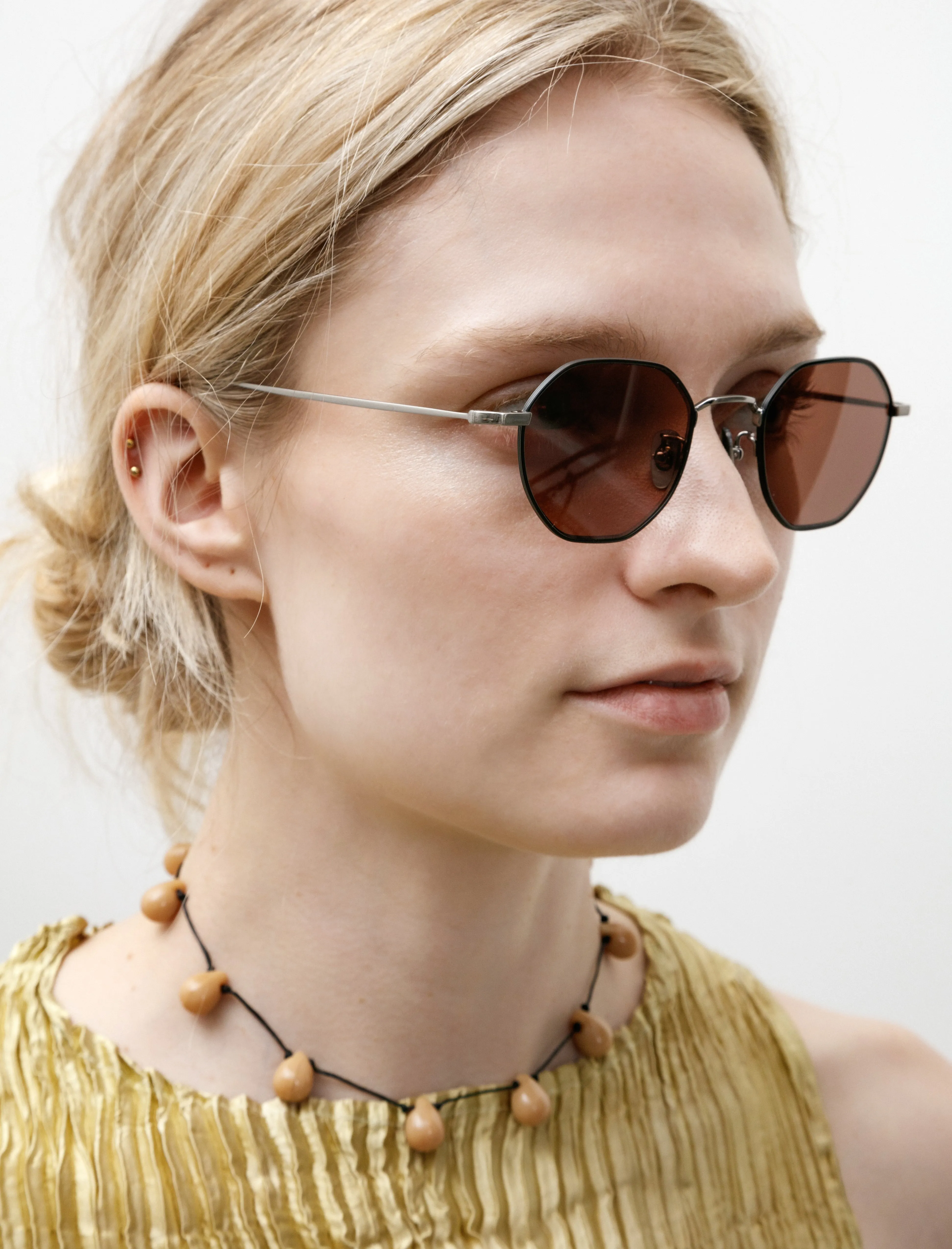 Colwin Sunglasses Black Silver/Dark Brown sold by SHOP NEIGHBOR product image thumbnail 2