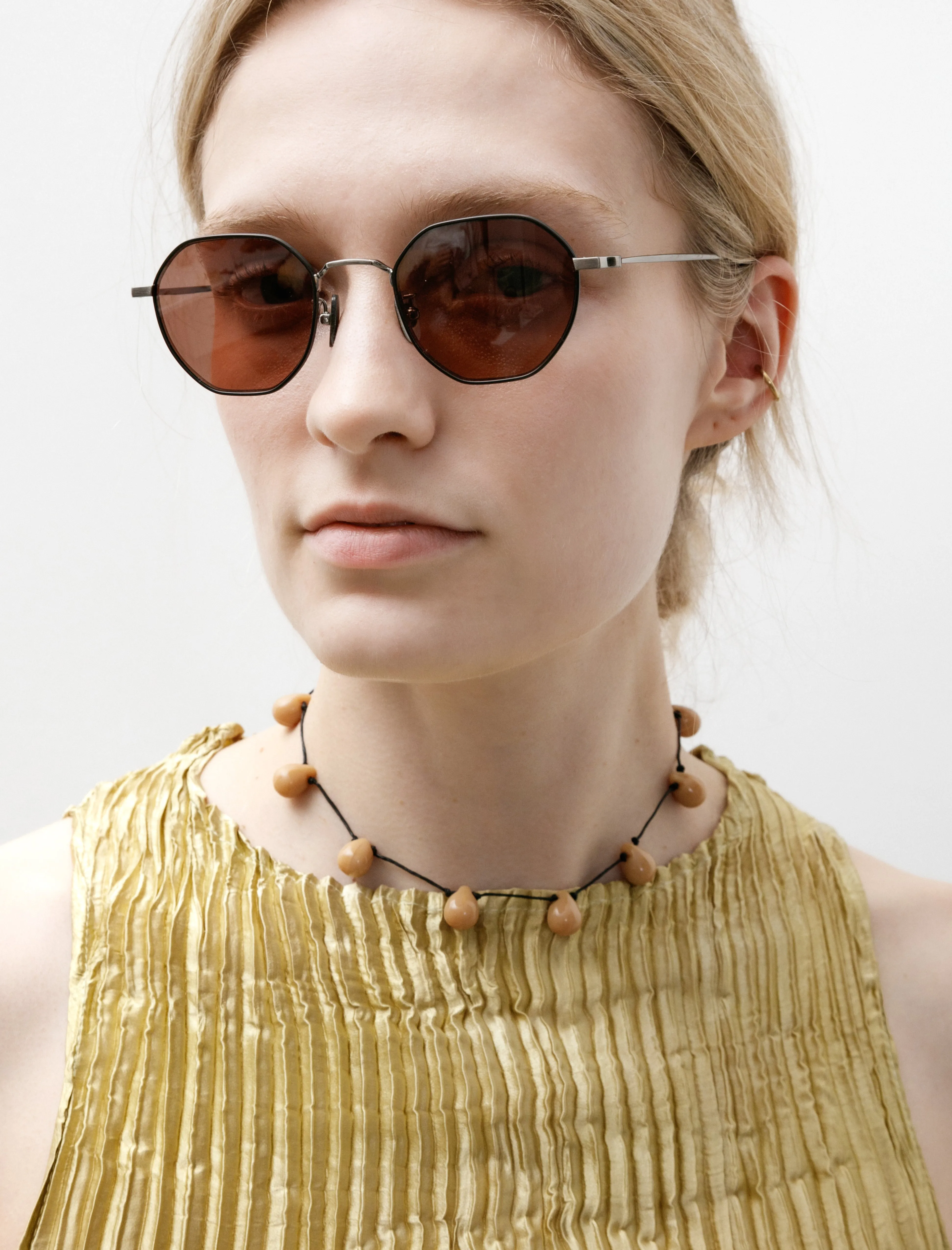 Colwin Sunglasses Black Silver/Dark Brown sold by SHOP NEIGHBOR product image thumbnail 3