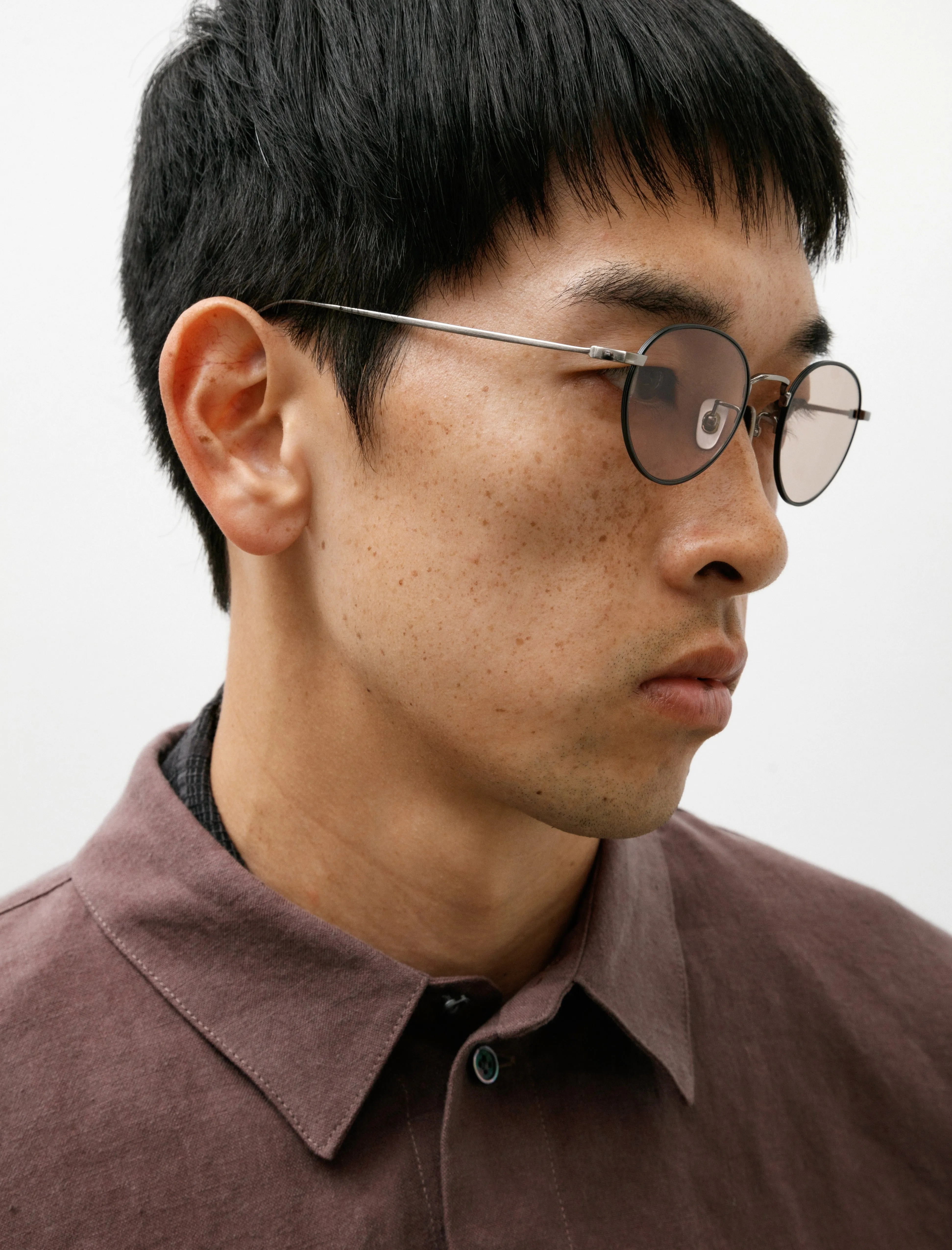 Gunton Sunglasses Black Silver/Light Brown sold by SHOP NEIGHBOR product image thumbnail 2