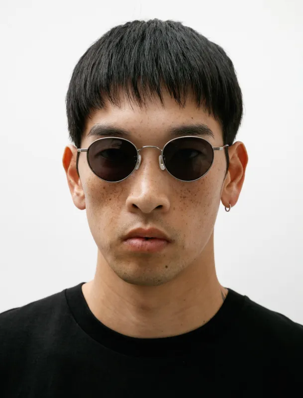 Gunton Sunglasses Silver/Dark Grey made by SHOP NEIGHBOR