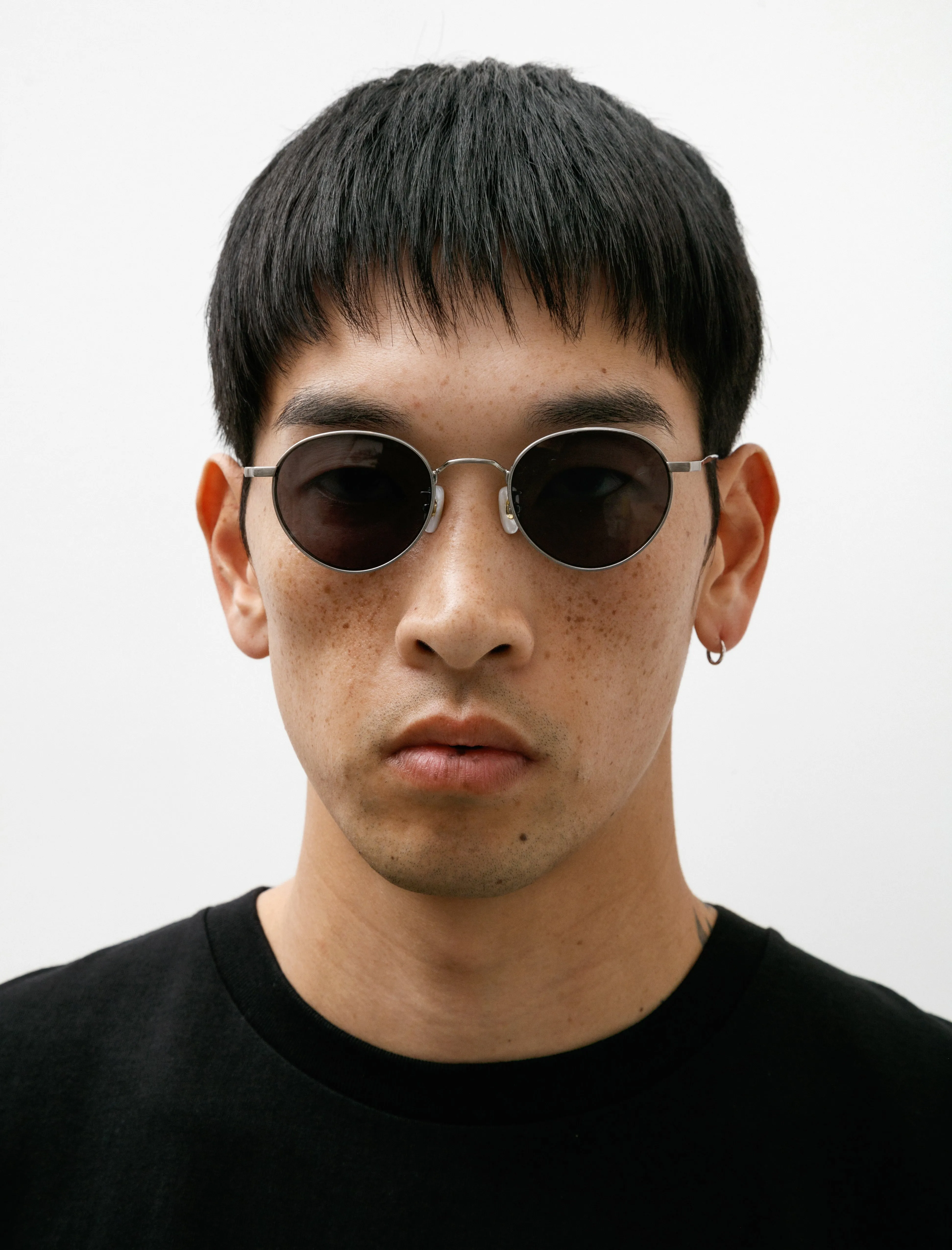 Gunton Sunglasses Silver/Dark Grey sold by SHOP NEIGHBOR