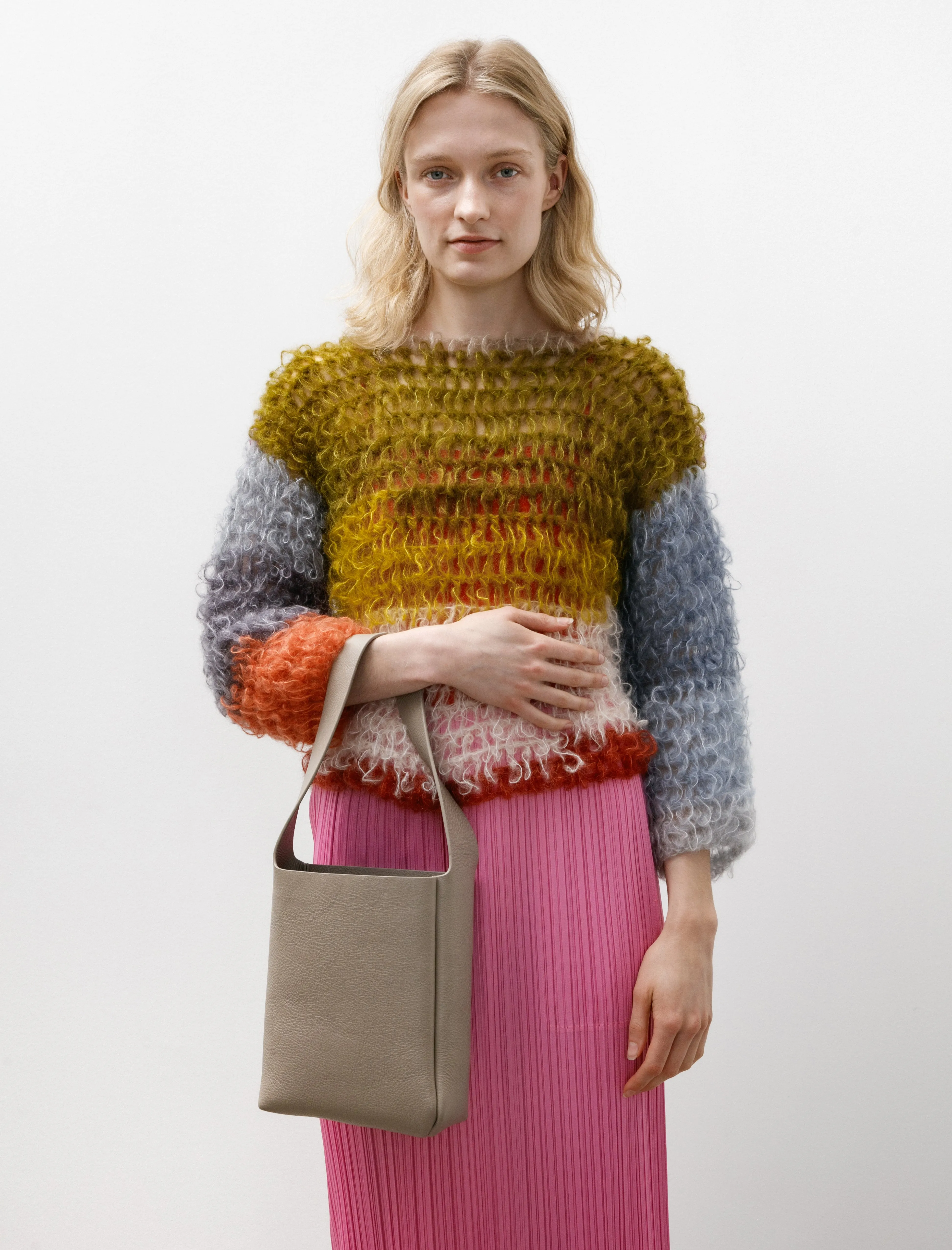 Shoulder Bag XS Leather Grey Beige sold by SHOP NEIGHBOR product image thumbnail 2