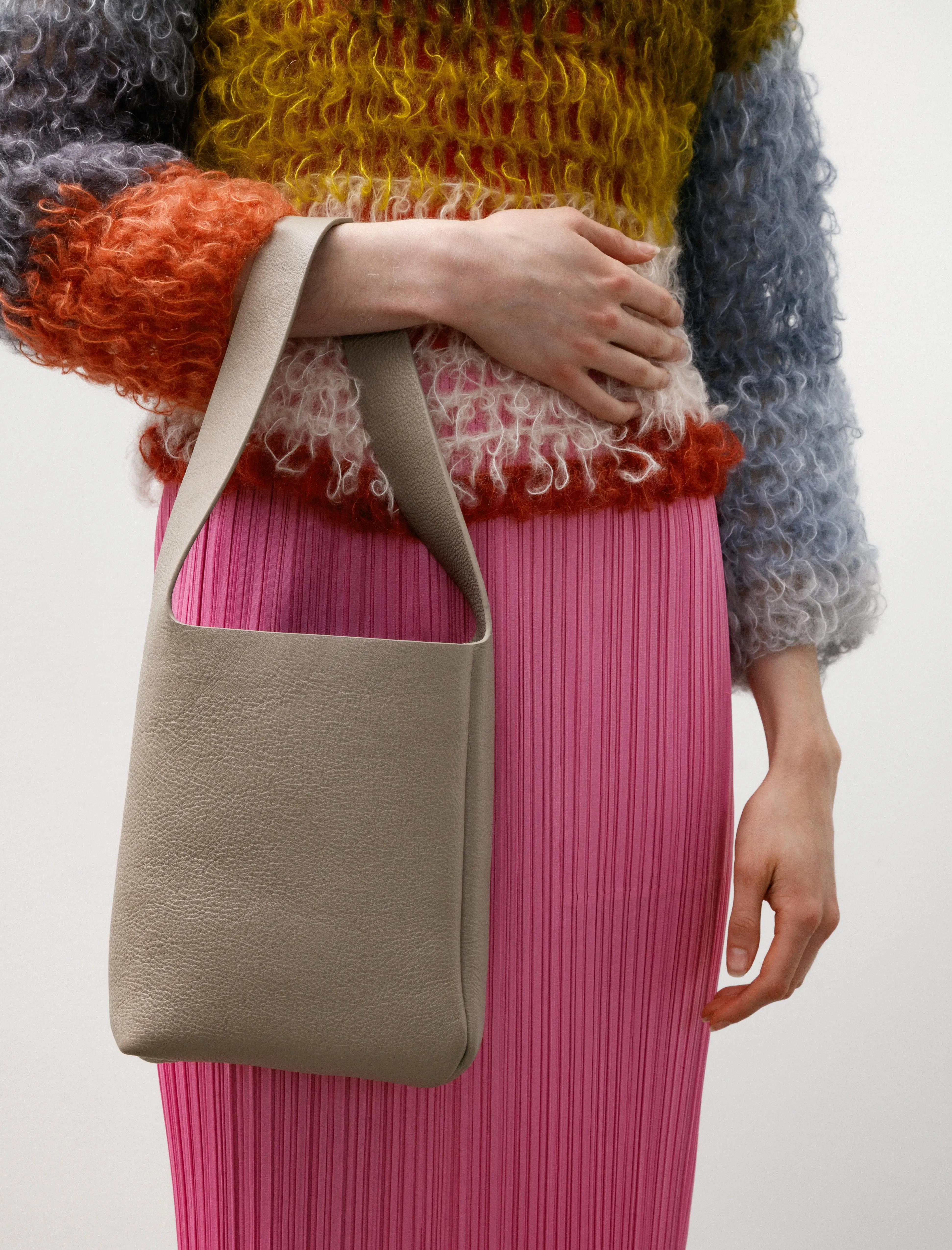 Shoulder Bag XS Leather Grey Beige sold by SHOP NEIGHBOR product image thumbnail 3