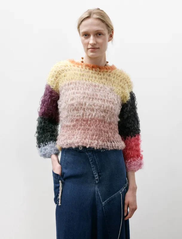 Baseball Shirt Citrus Yellow/Pinks made by SHOP NEIGHBOR