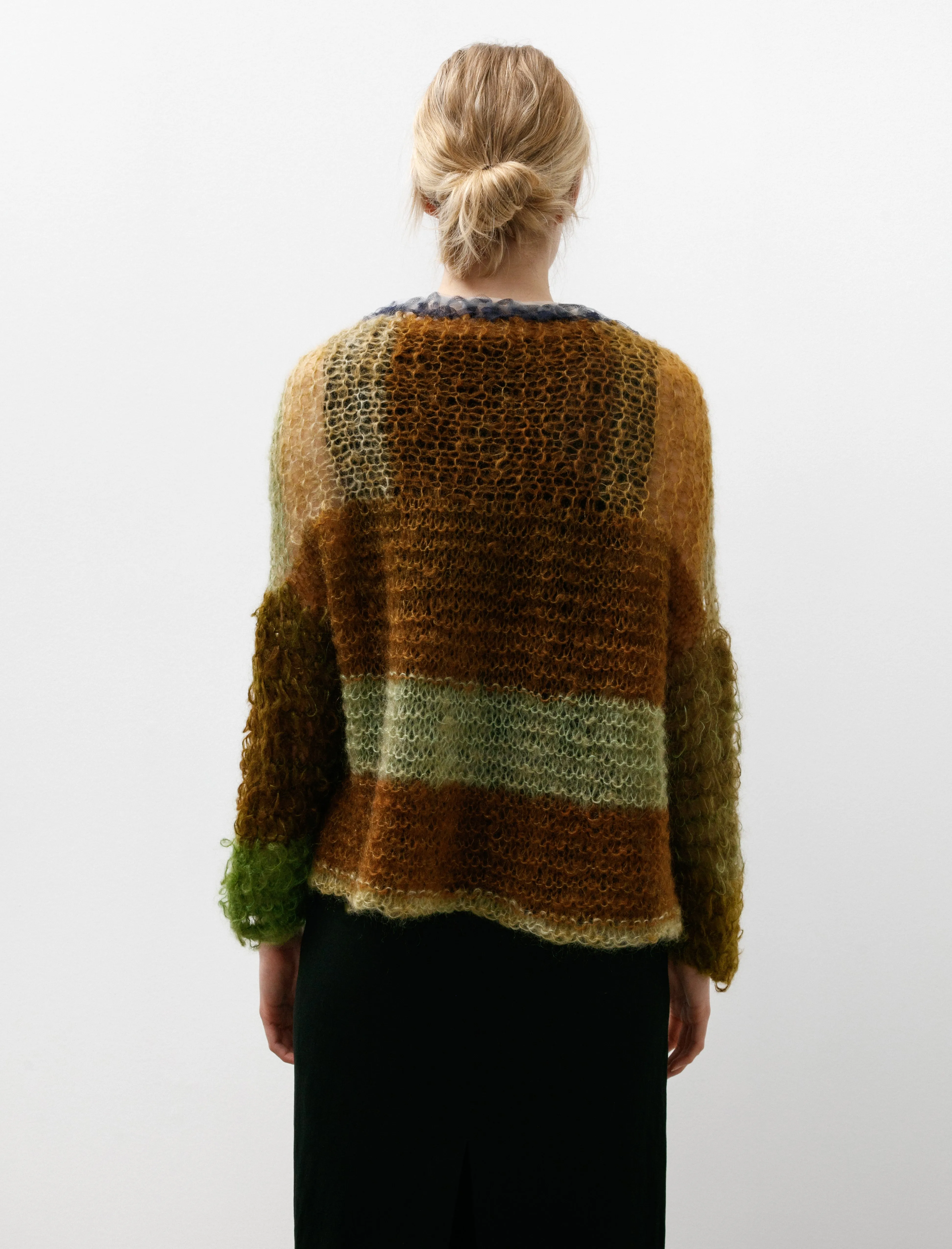 Tulle Cardigan Olives sold by SHOP NEIGHBOR product image thumbnail 4