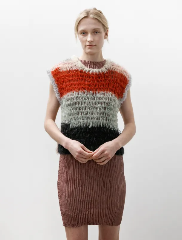 Multicolour Vest Red/Mint/Black sold by SHOP NEIGHBOR