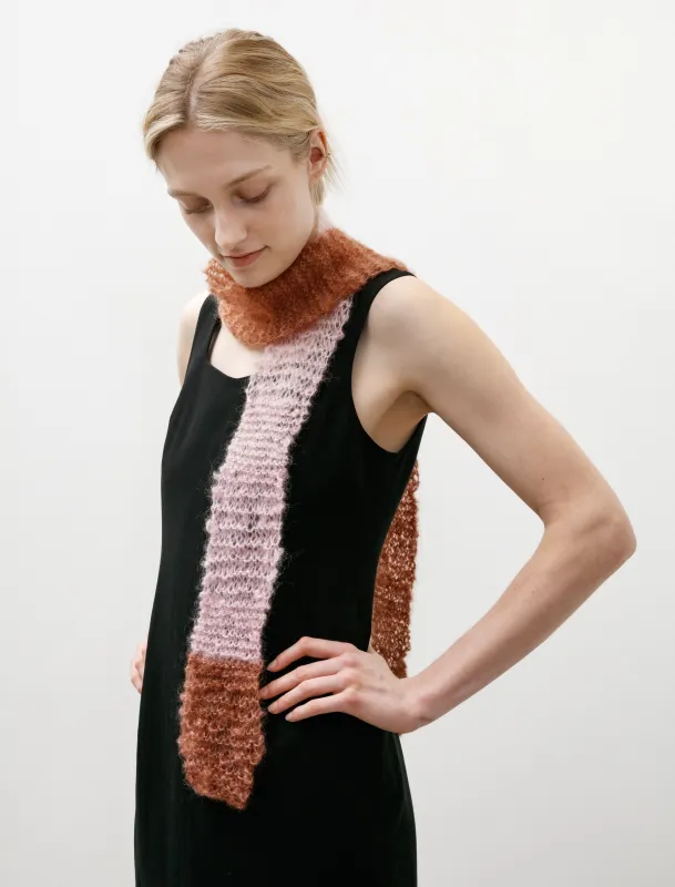 Kimono Belt Scarf Pink/Brown made by SHOP NEIGHBOR