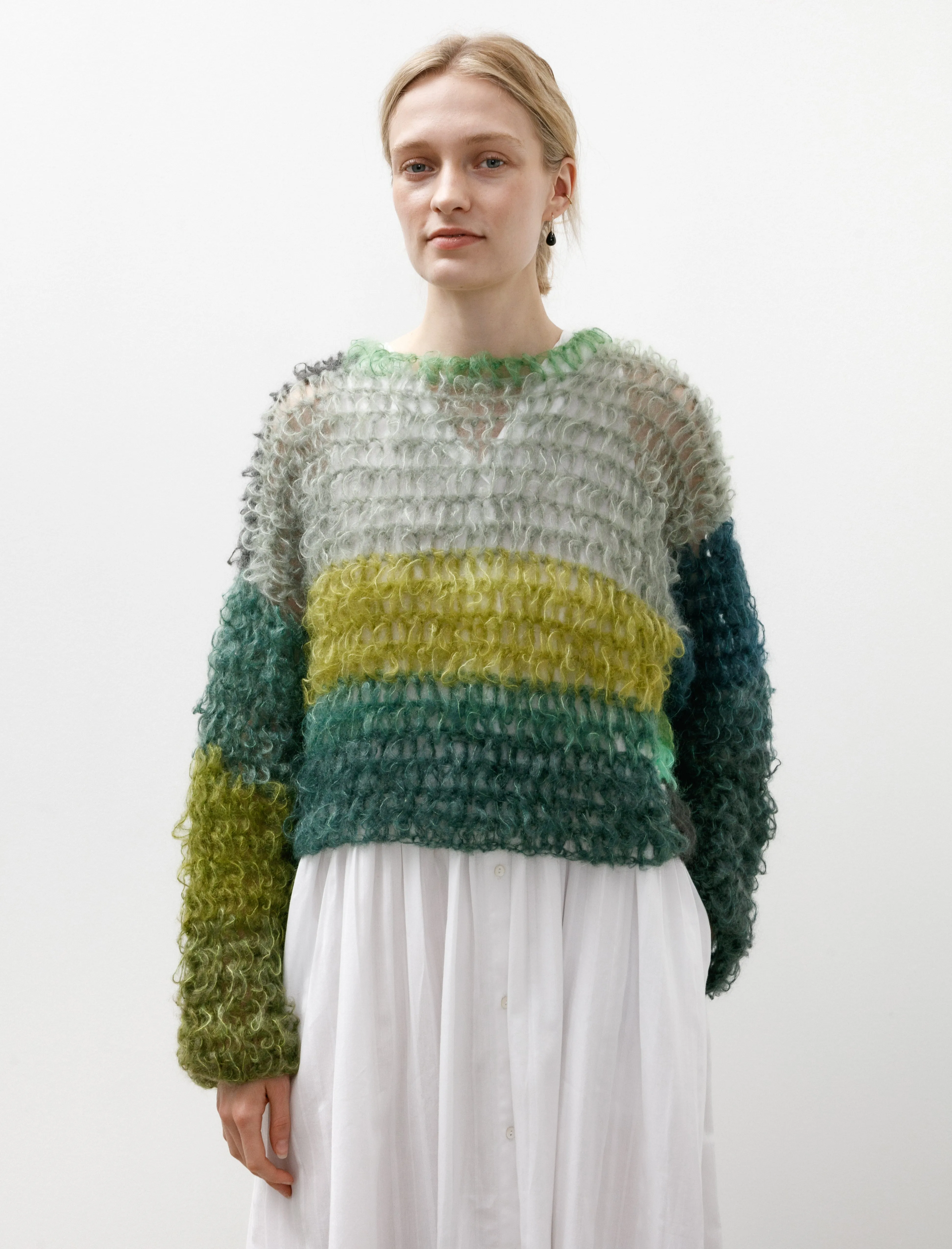 Wide Arm Pullover Grey/Greens sold by SHOP NEIGHBOR