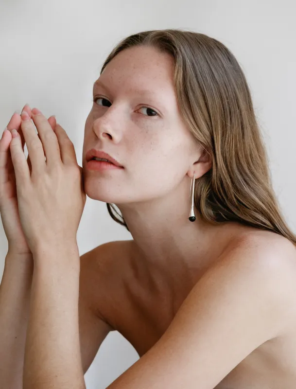 Vienna Earrings in Onyx sold by SHOP NEIGHBOR