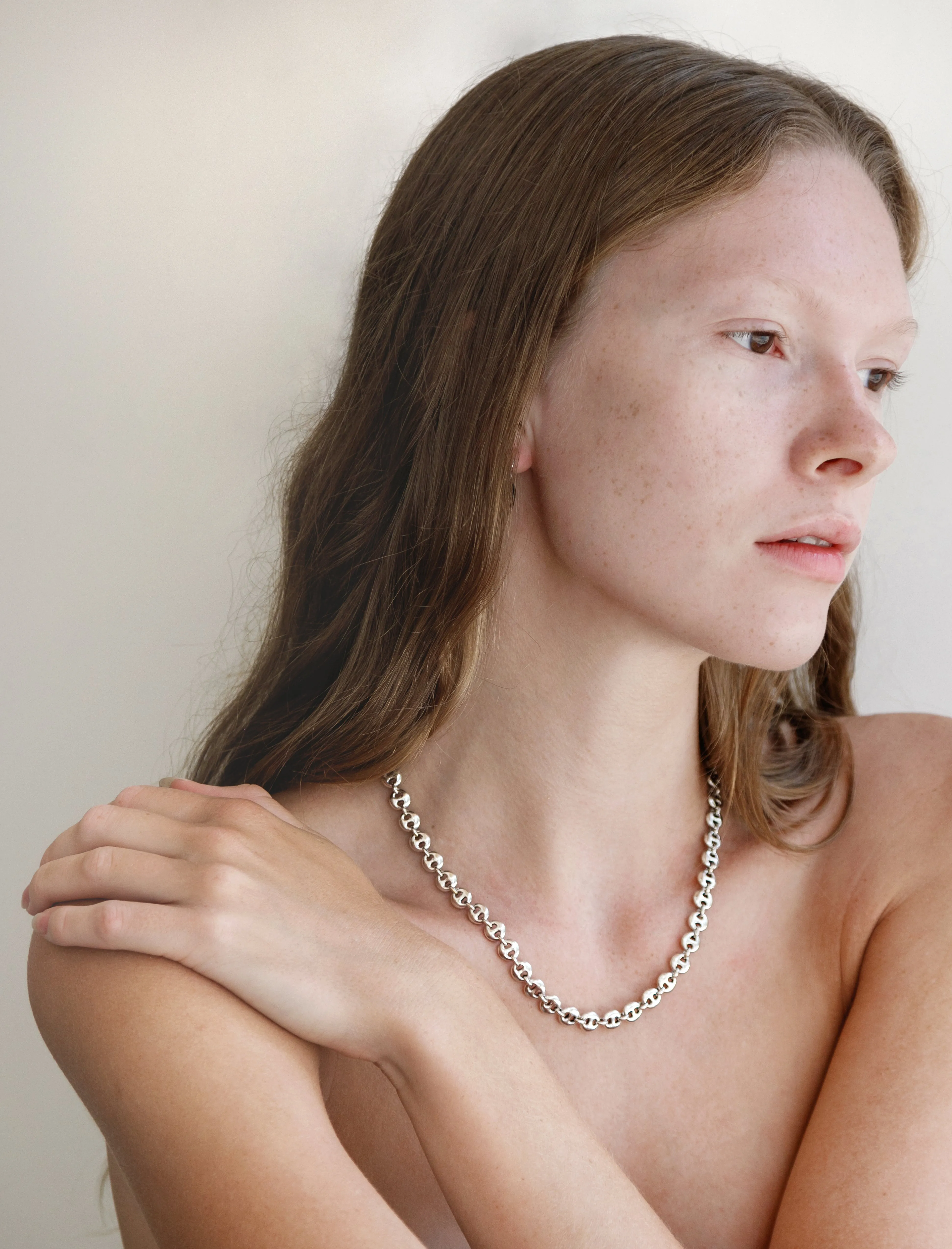 Small Circle Link Necklace sold by SHOP NEIGHBOR product image thumbnail 3