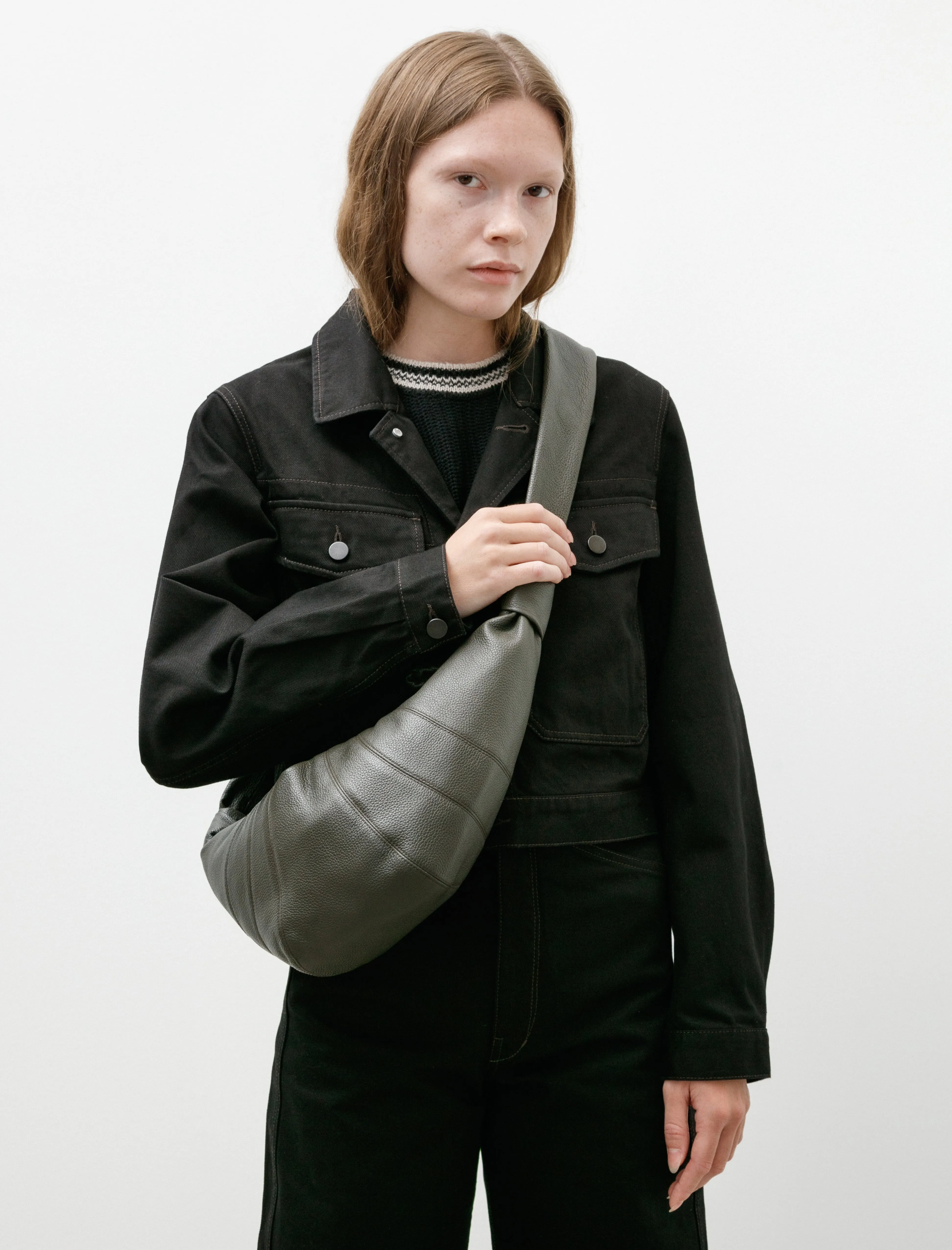Medium Croissant Bag Leather Marecage sold by SHOP NEIGHBOR product image thumbnail 2