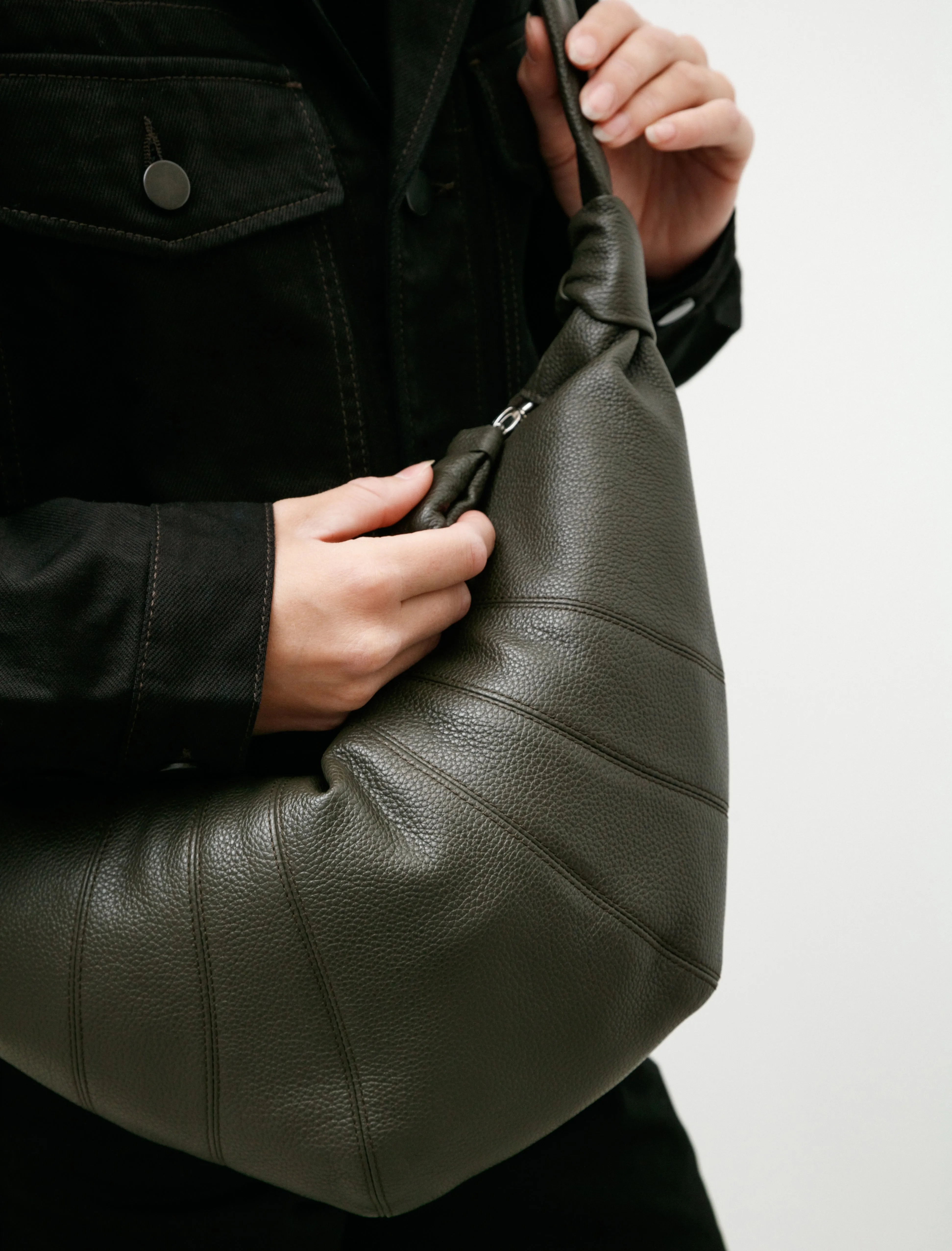 Medium Croissant Bag Leather Marecage sold by SHOP NEIGHBOR product image thumbnail 4