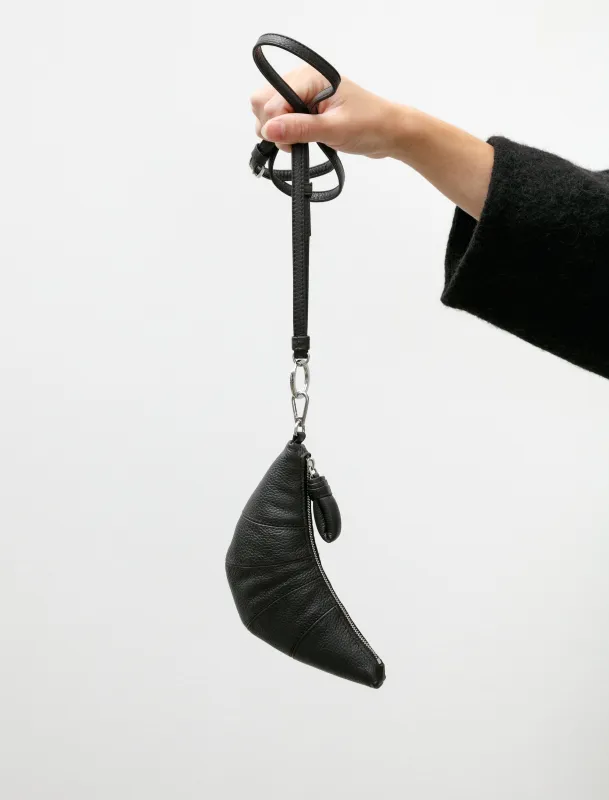 Crossbody Croissant Coin Dark Chocolate made by SHOP NEIGHBOR