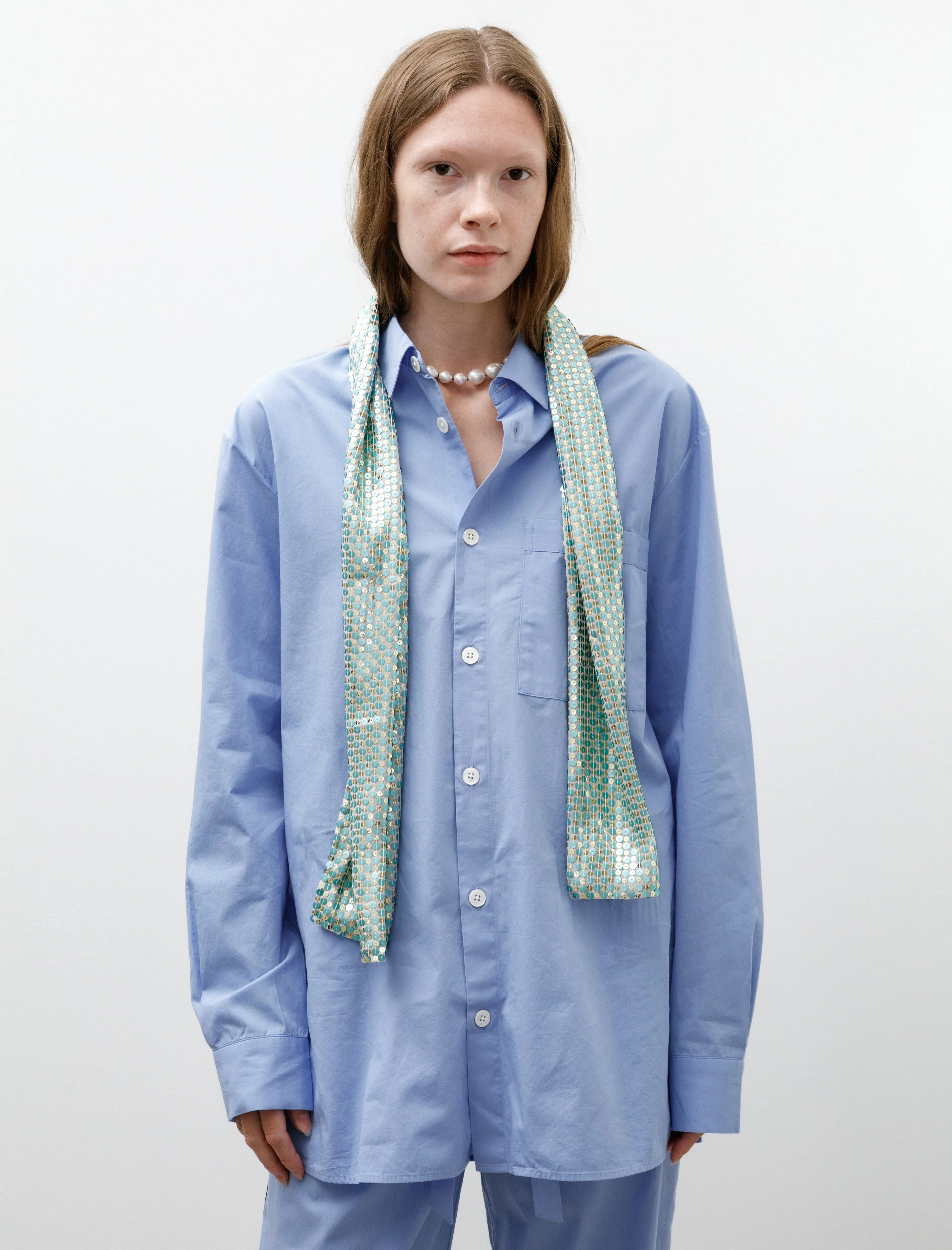 Hand Stitched Scarf With Sequins sold by SHOP NEIGHBOR