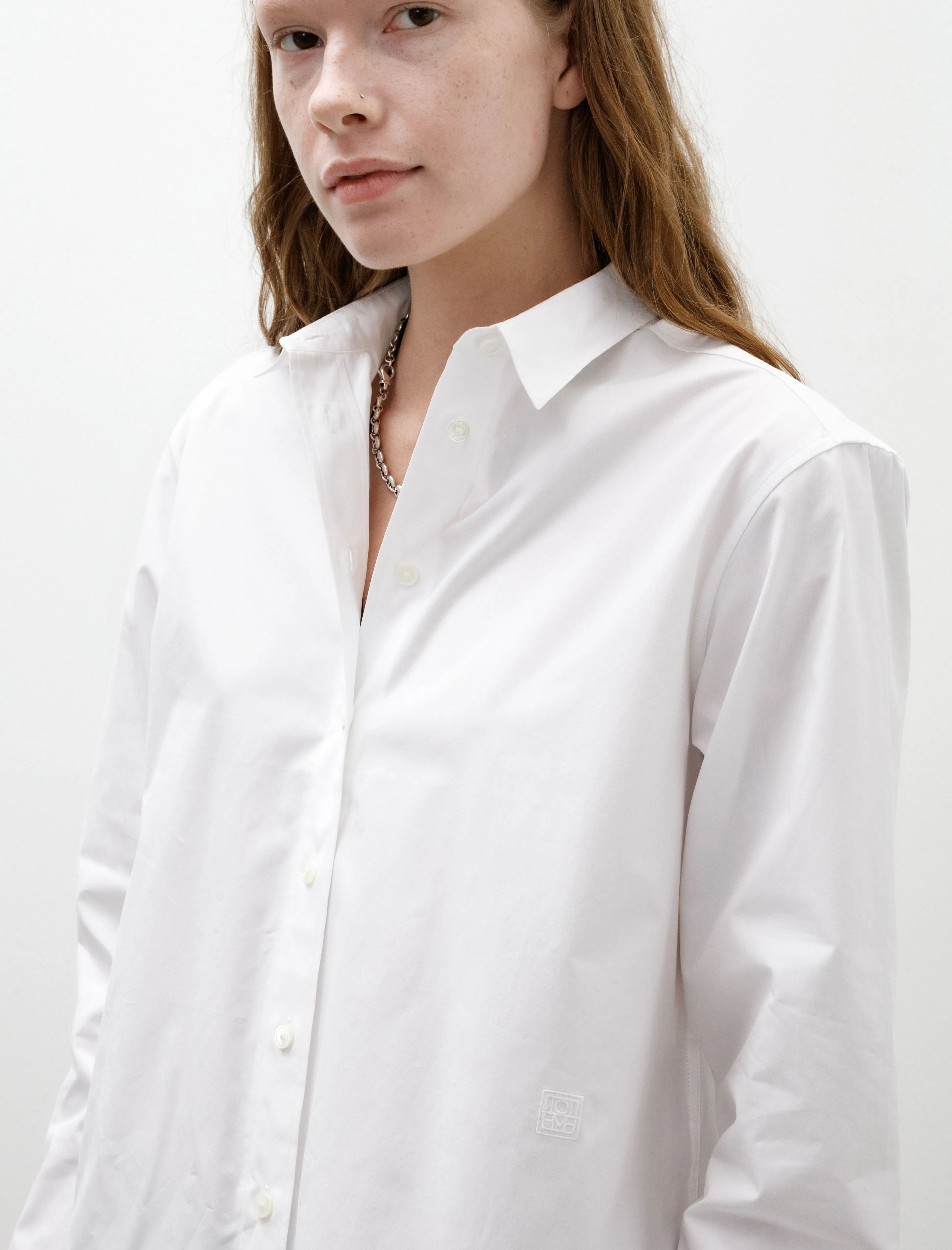 Signature Cotton Shirt White sold by SHOP NEIGHBOR product image thumbnail 3