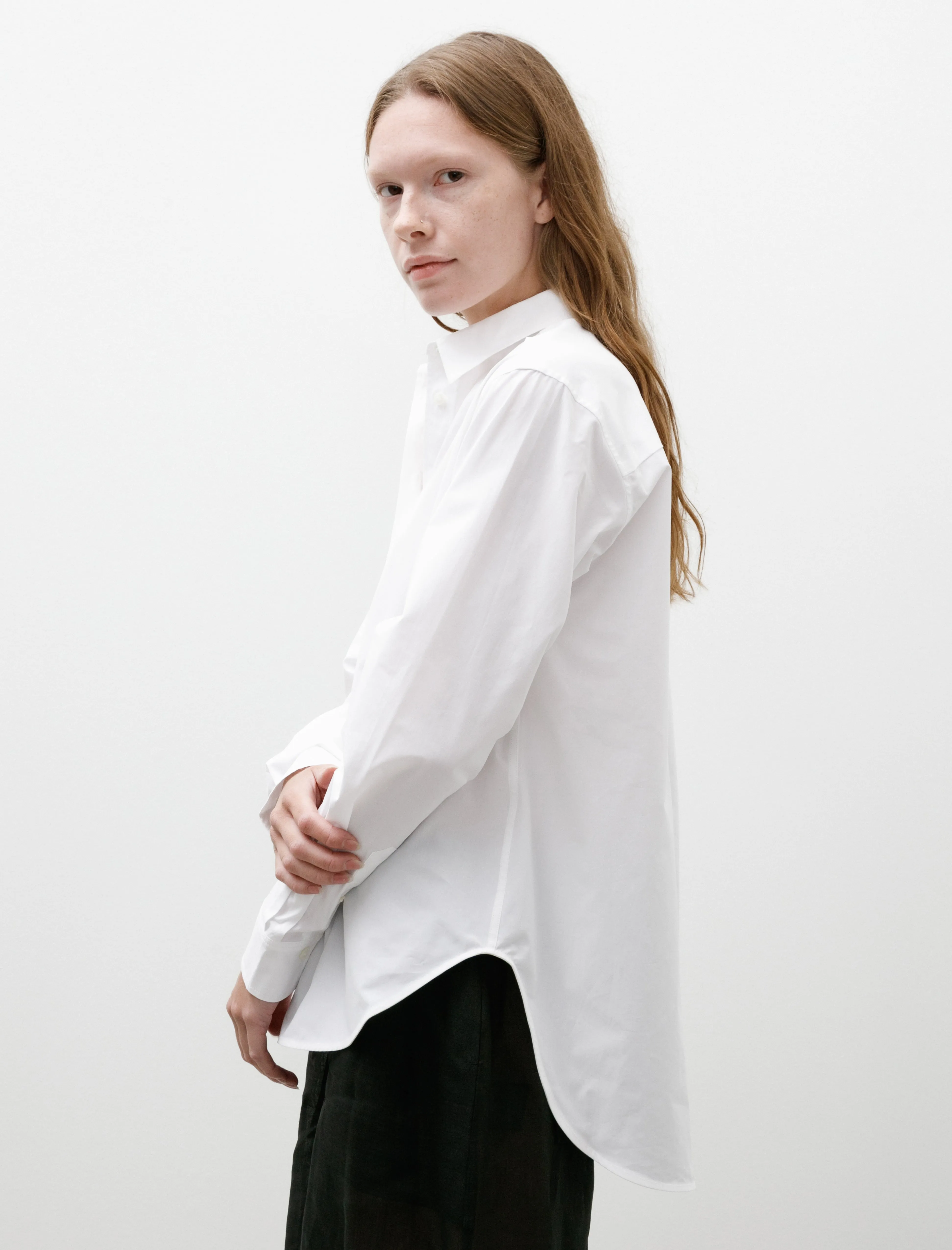 Signature Cotton Shirt White sold by SHOP NEIGHBOR product image thumbnail 2