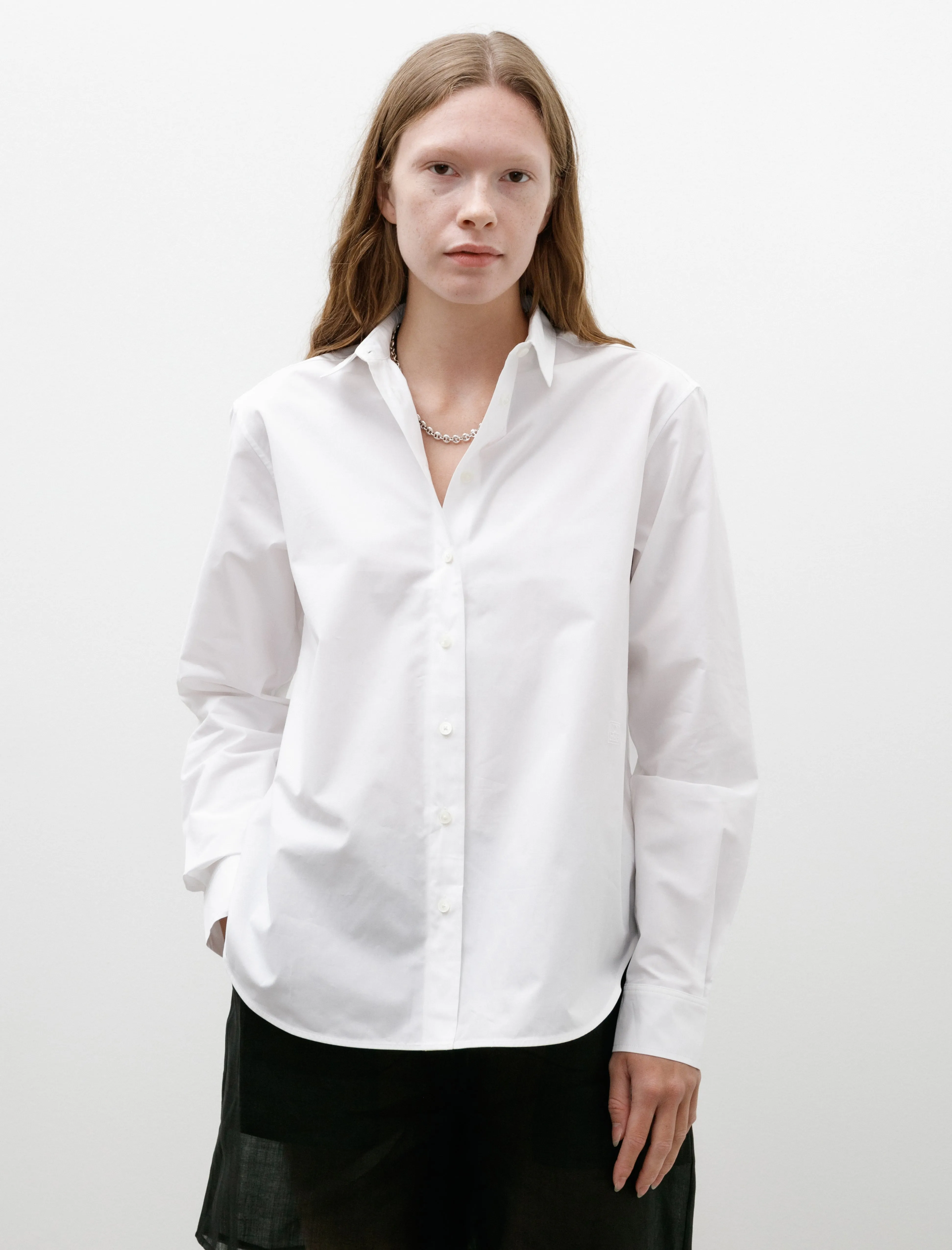 Signature Cotton Shirt White sold by SHOP NEIGHBOR