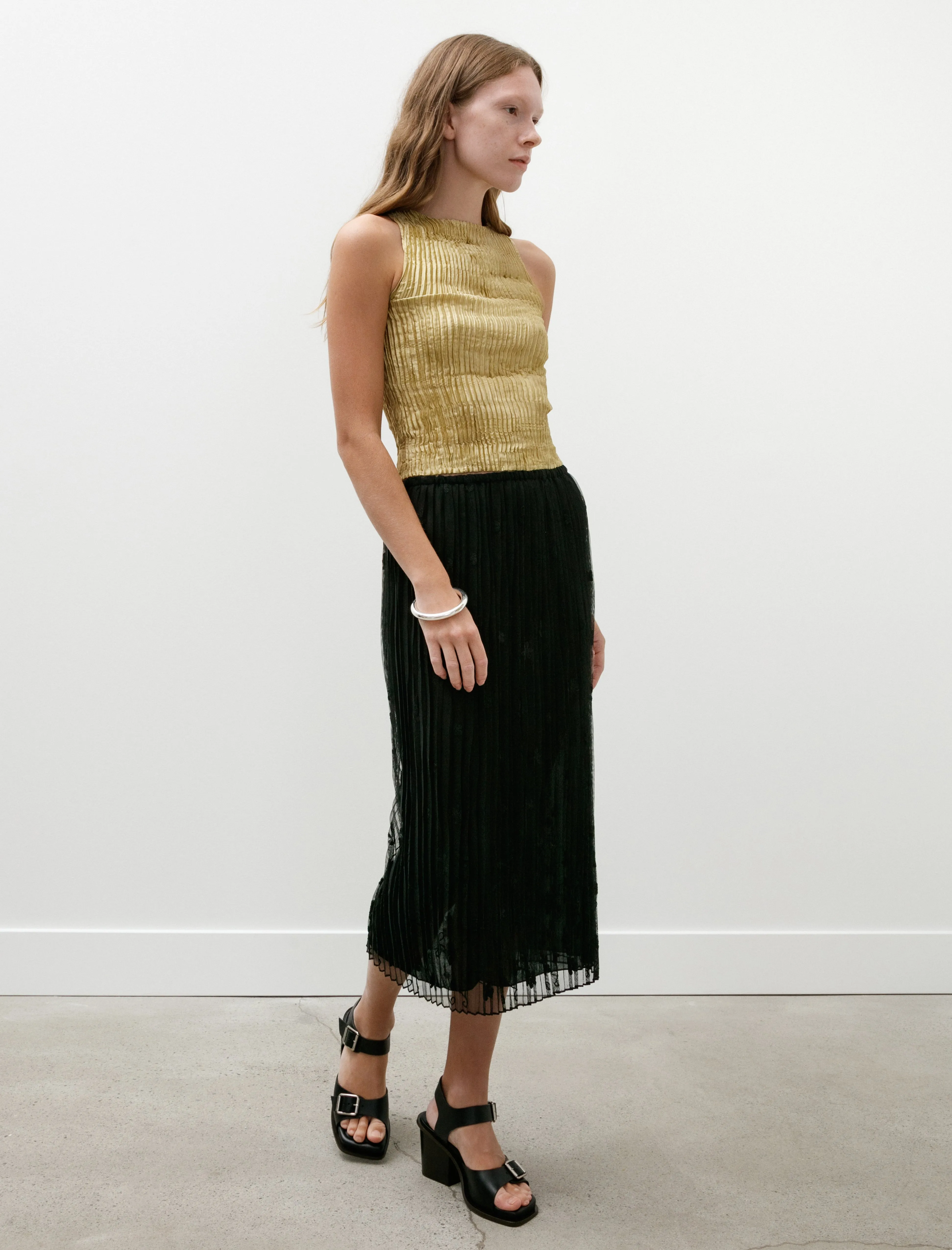 Floral Tulle Skirt Black sold by SHOP NEIGHBOR product image thumbnail 3