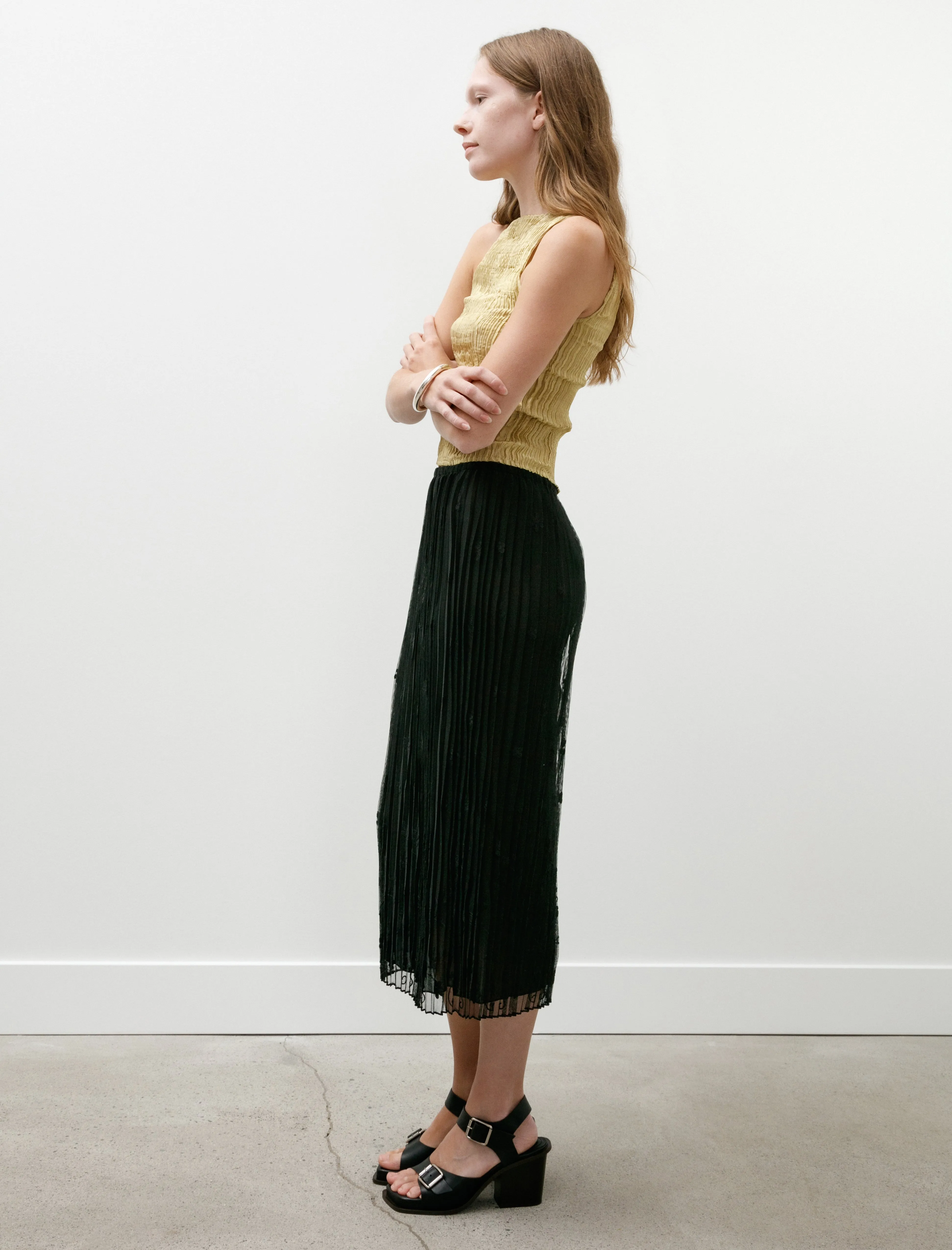 Floral Tulle Skirt Black sold by SHOP NEIGHBOR product image thumbnail 4