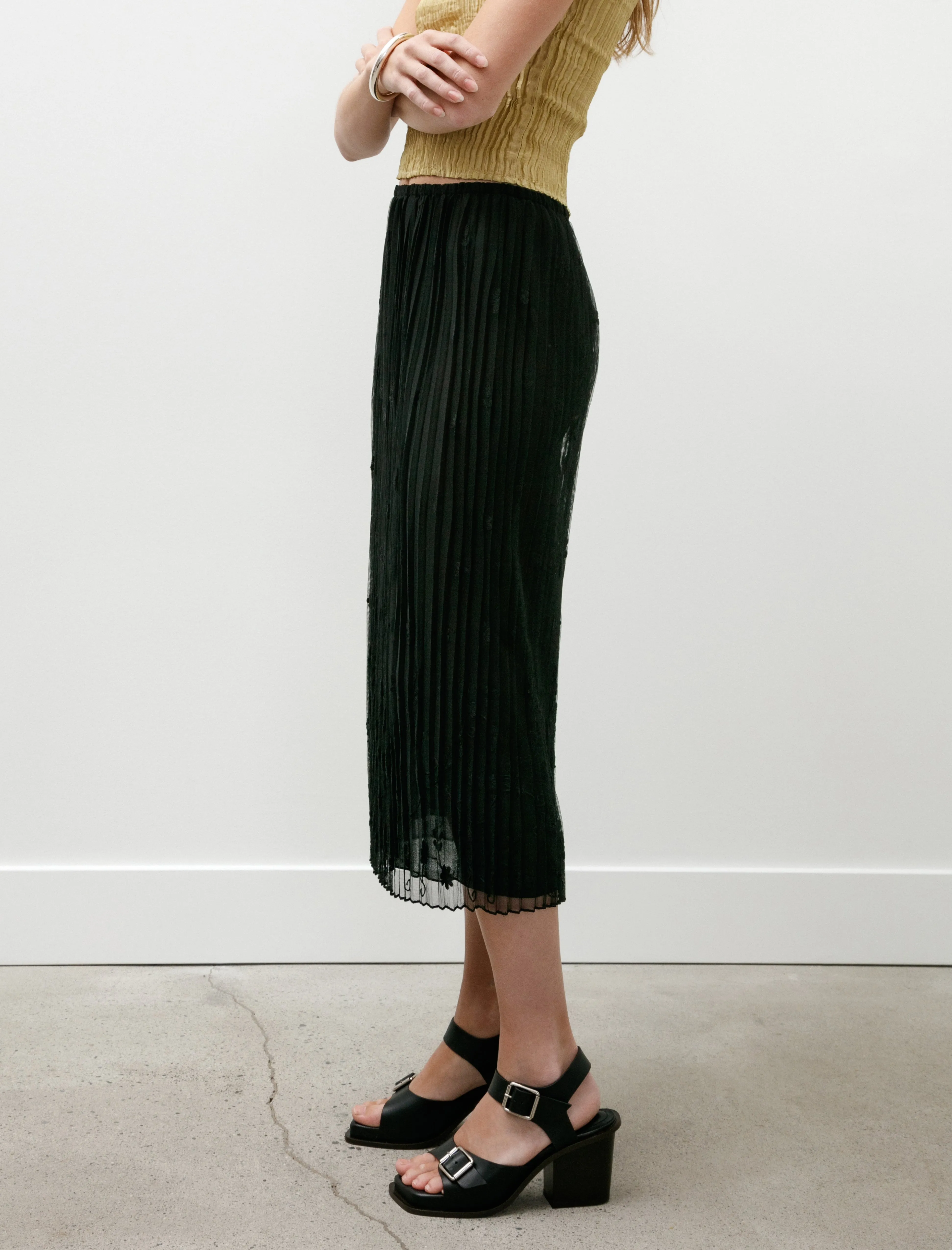 Floral Tulle Skirt Black sold by SHOP NEIGHBOR product image thumbnail 5