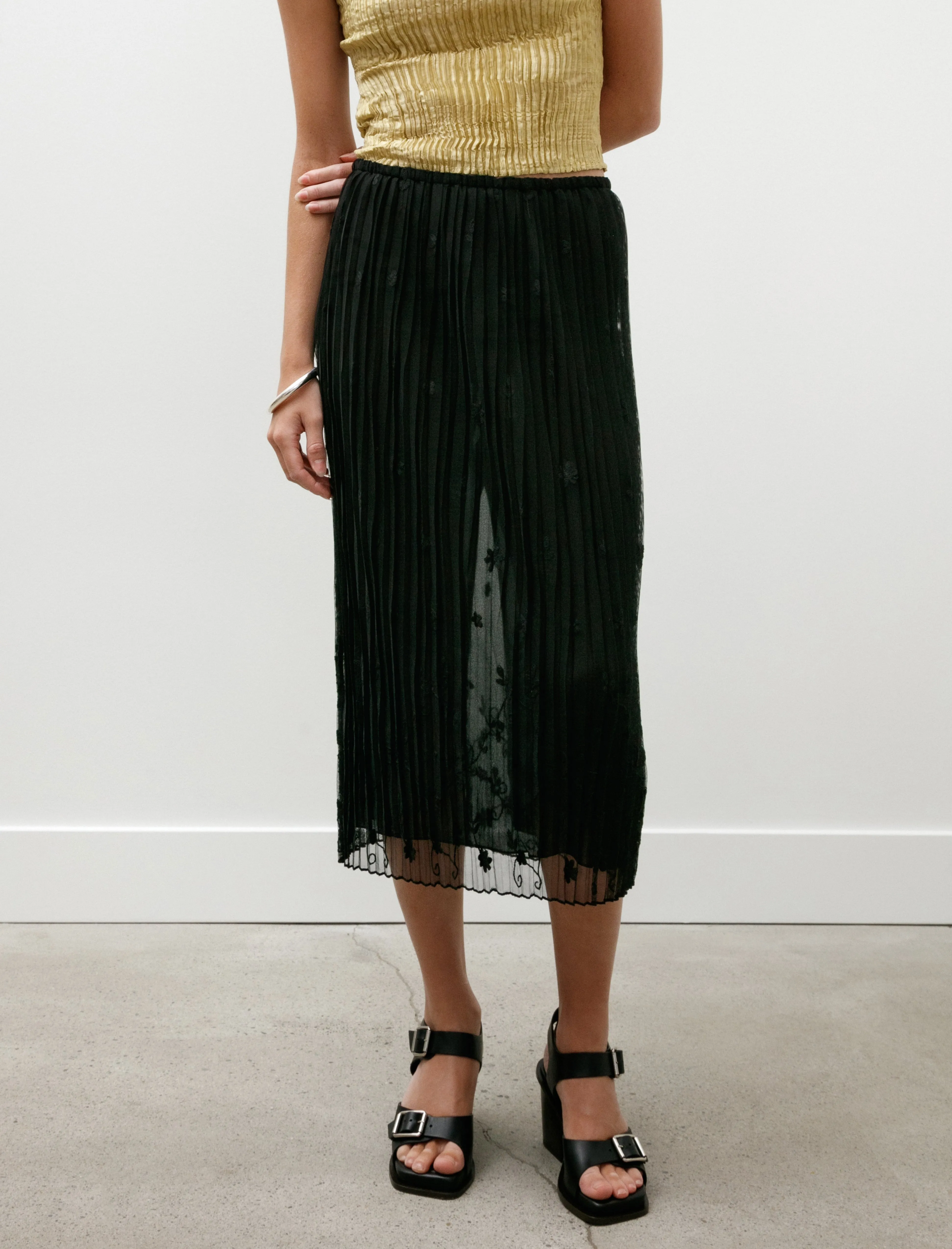 Floral Tulle Skirt Black sold by SHOP NEIGHBOR product image thumbnail 2