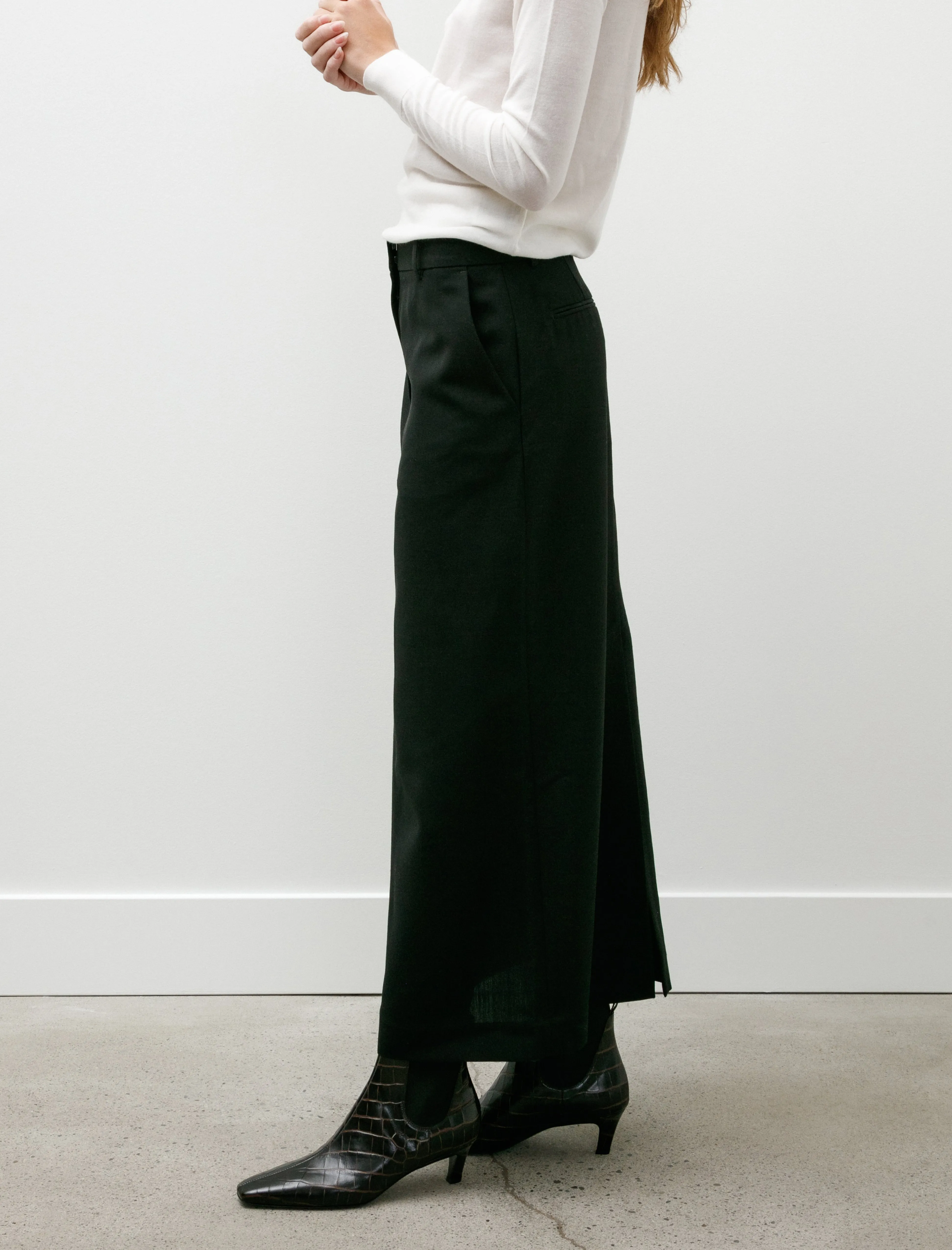 Low Waist Straight Skirt Black sold by SHOP NEIGHBOR product image thumbnail 4