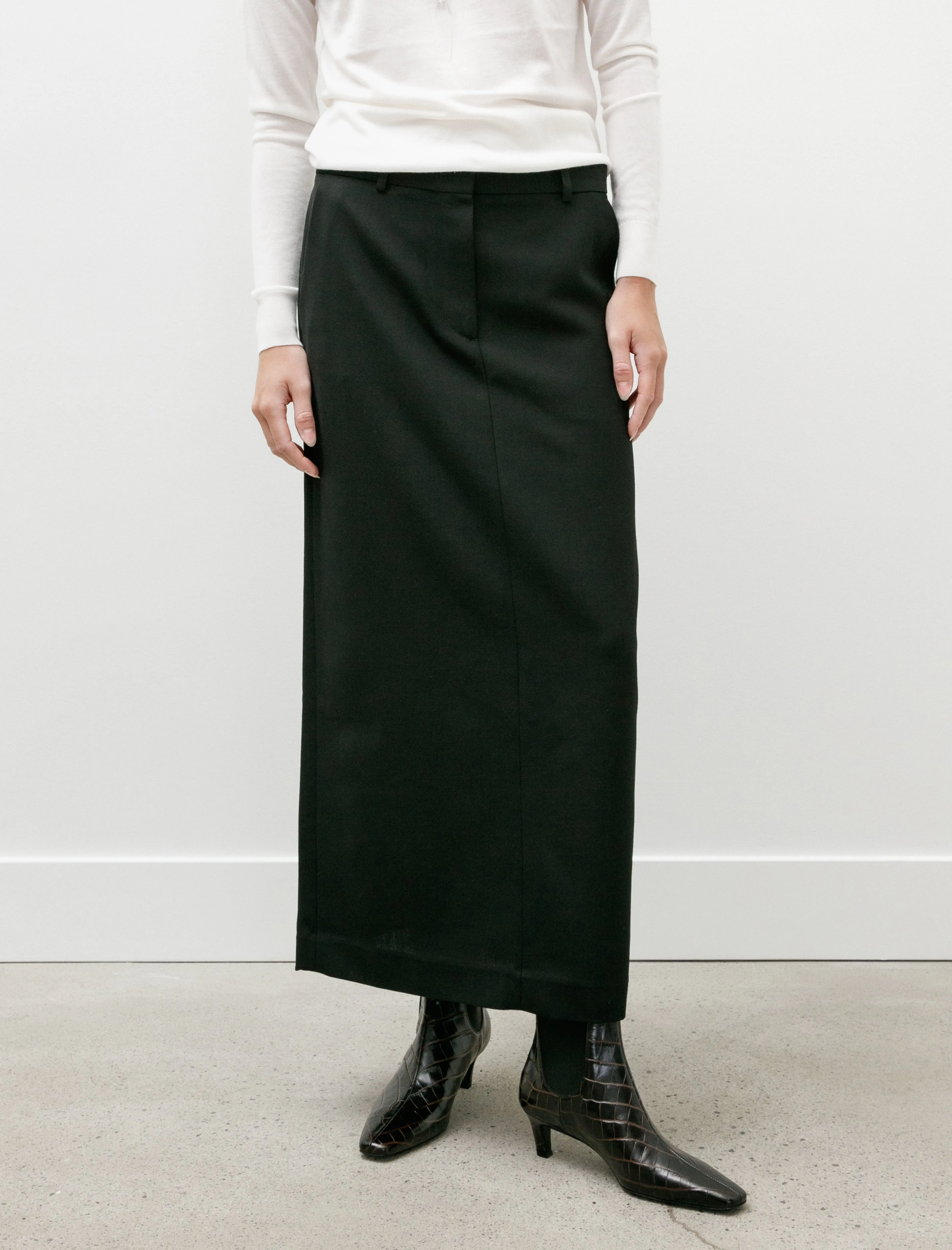 Low Waist Straight Skirt Black sold by SHOP NEIGHBOR product image thumbnail 2