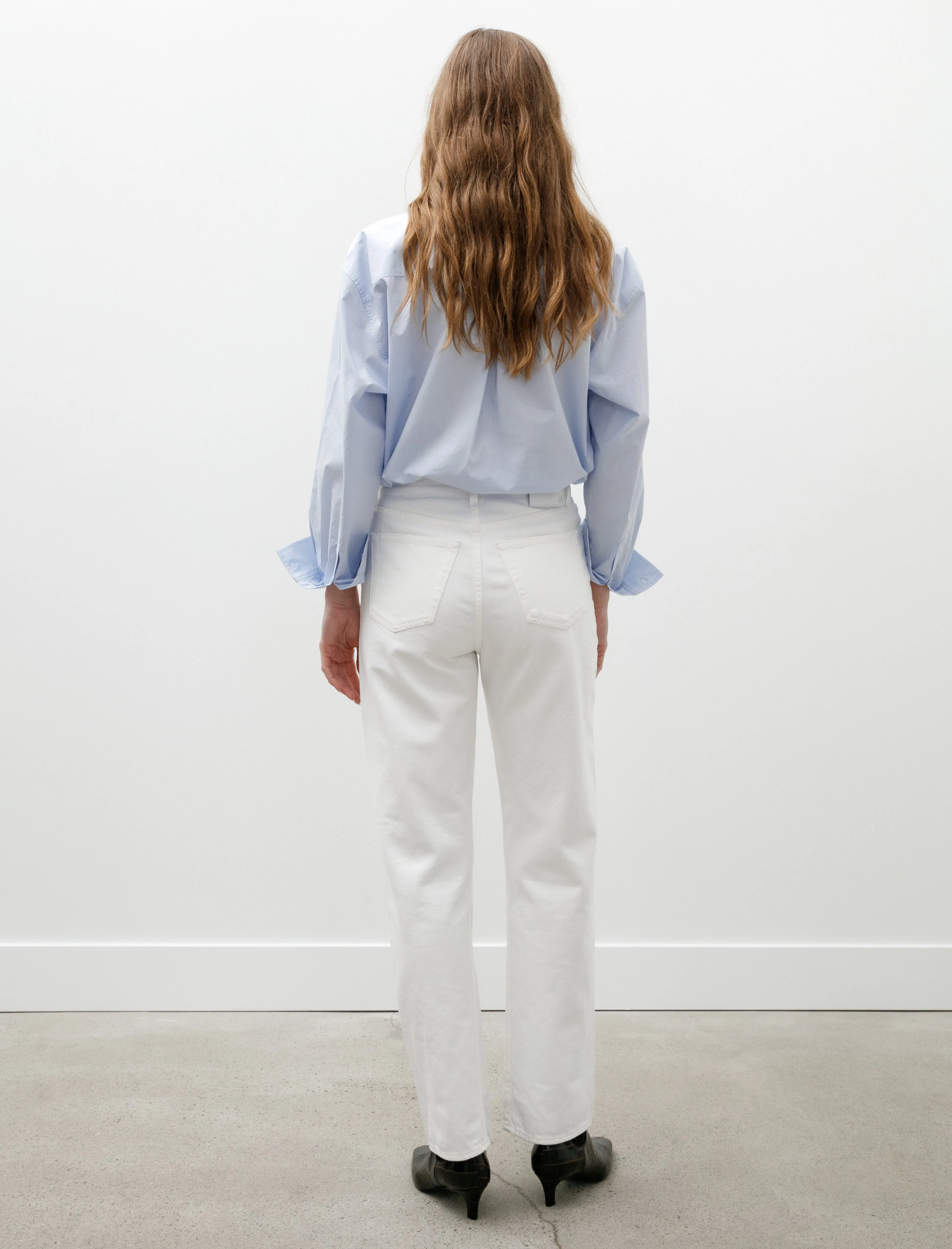 Twisted Seam Denim Full Length Off White sold by SHOP NEIGHBOR product image thumbnail 5