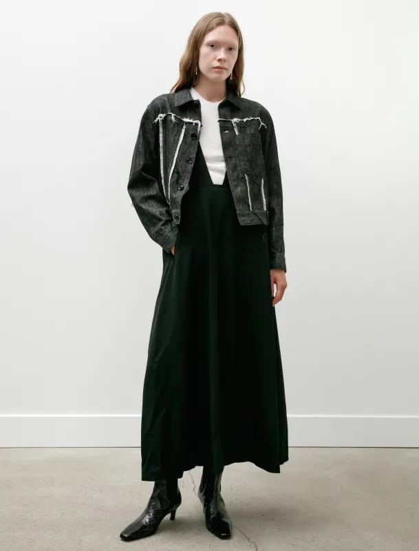 Untrimmed Panel Denim Jacket sold by SHOP NEIGHBOR