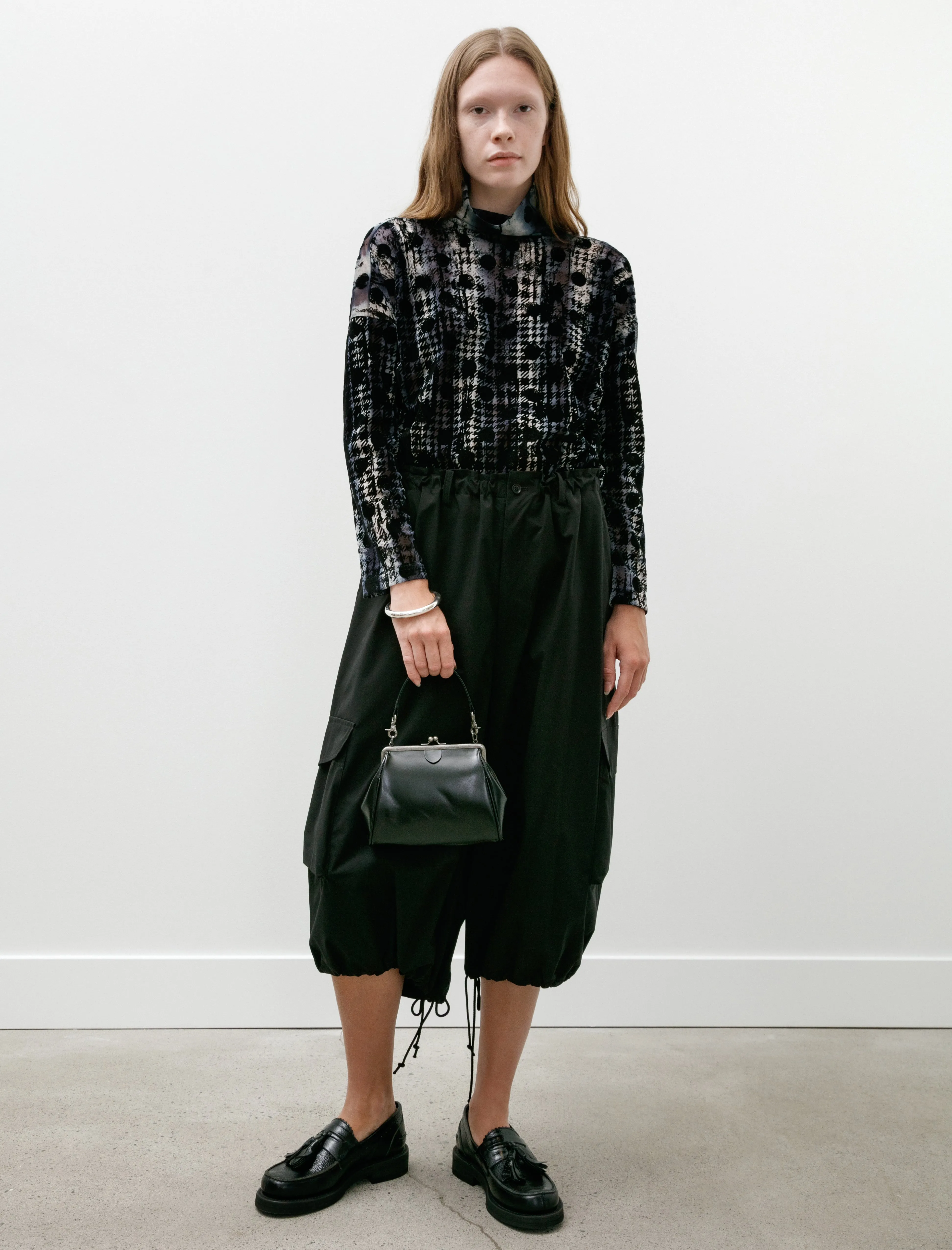 Shoulder Bag with Metal Clasps Black sold by SHOP NEIGHBOR product image thumbnail 2