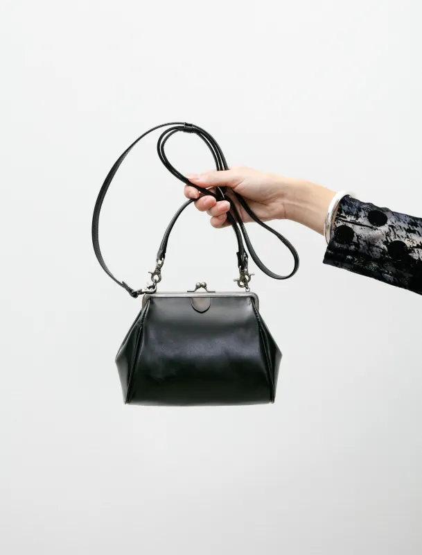 Shoulder Bag with Metal Clasps Black sold by SHOP NEIGHBOR
