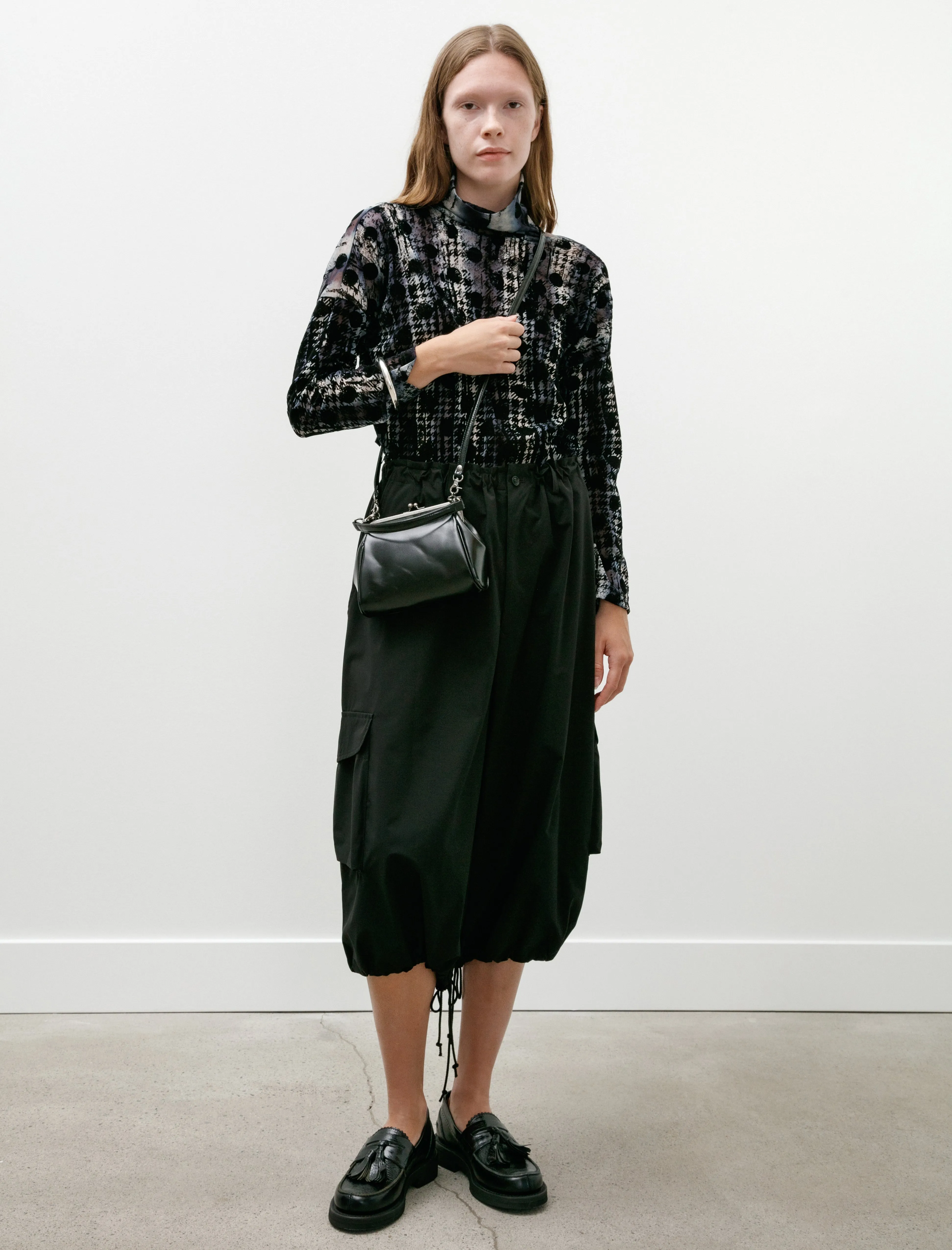 Shoulder Bag with Metal Clasps Black sold by SHOP NEIGHBOR product image thumbnail 4