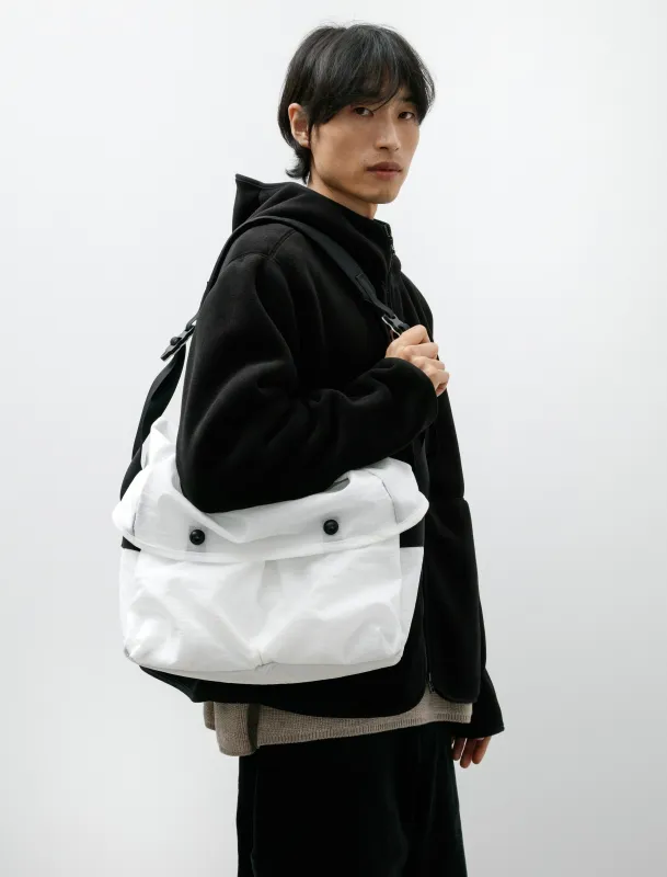 R19 Gear-4 Mini Messenger White Nylon made by SHOP NEIGHBOR