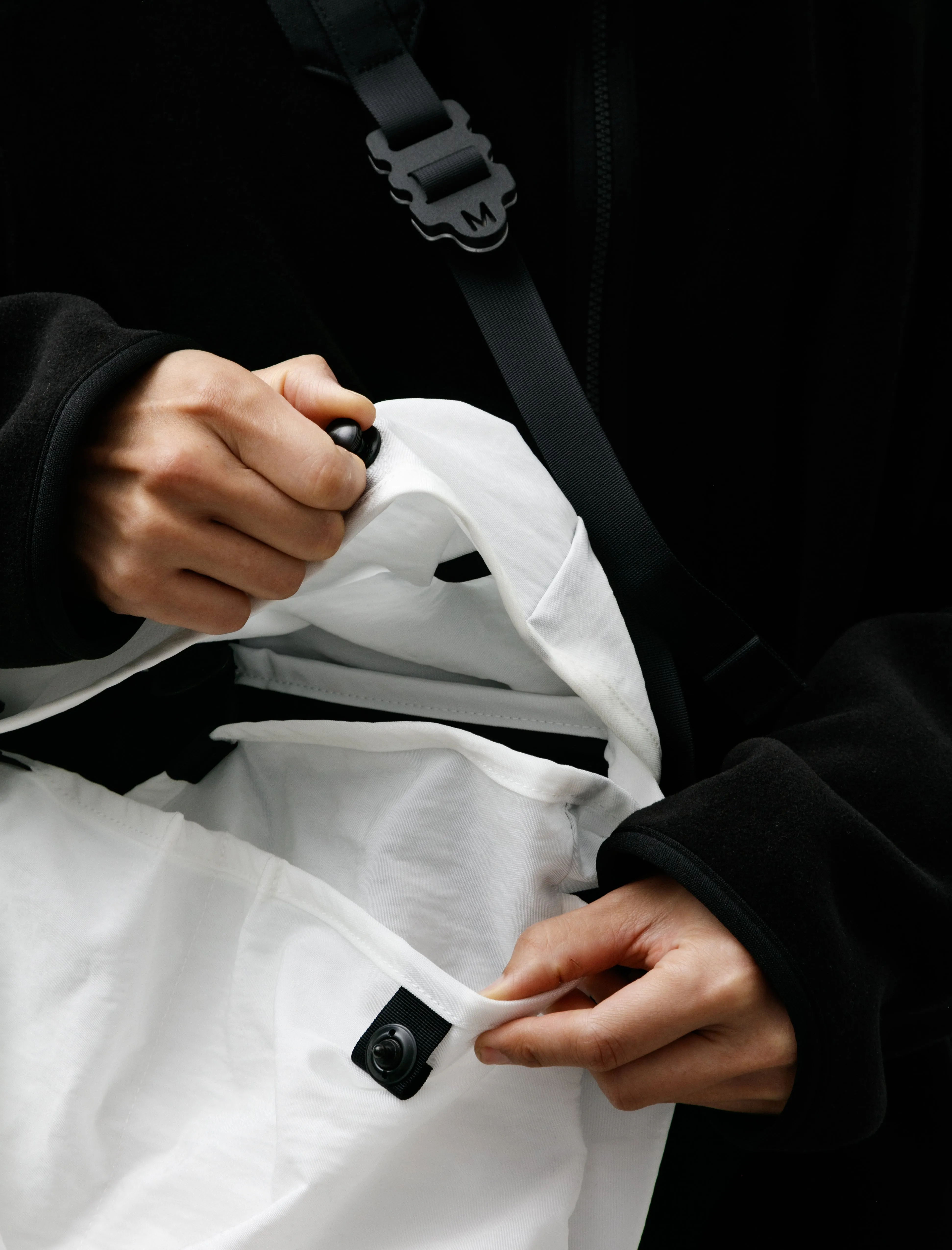 R19 Gear-4 Mini Messenger White Nylon sold by SHOP NEIGHBOR product image thumbnail 2