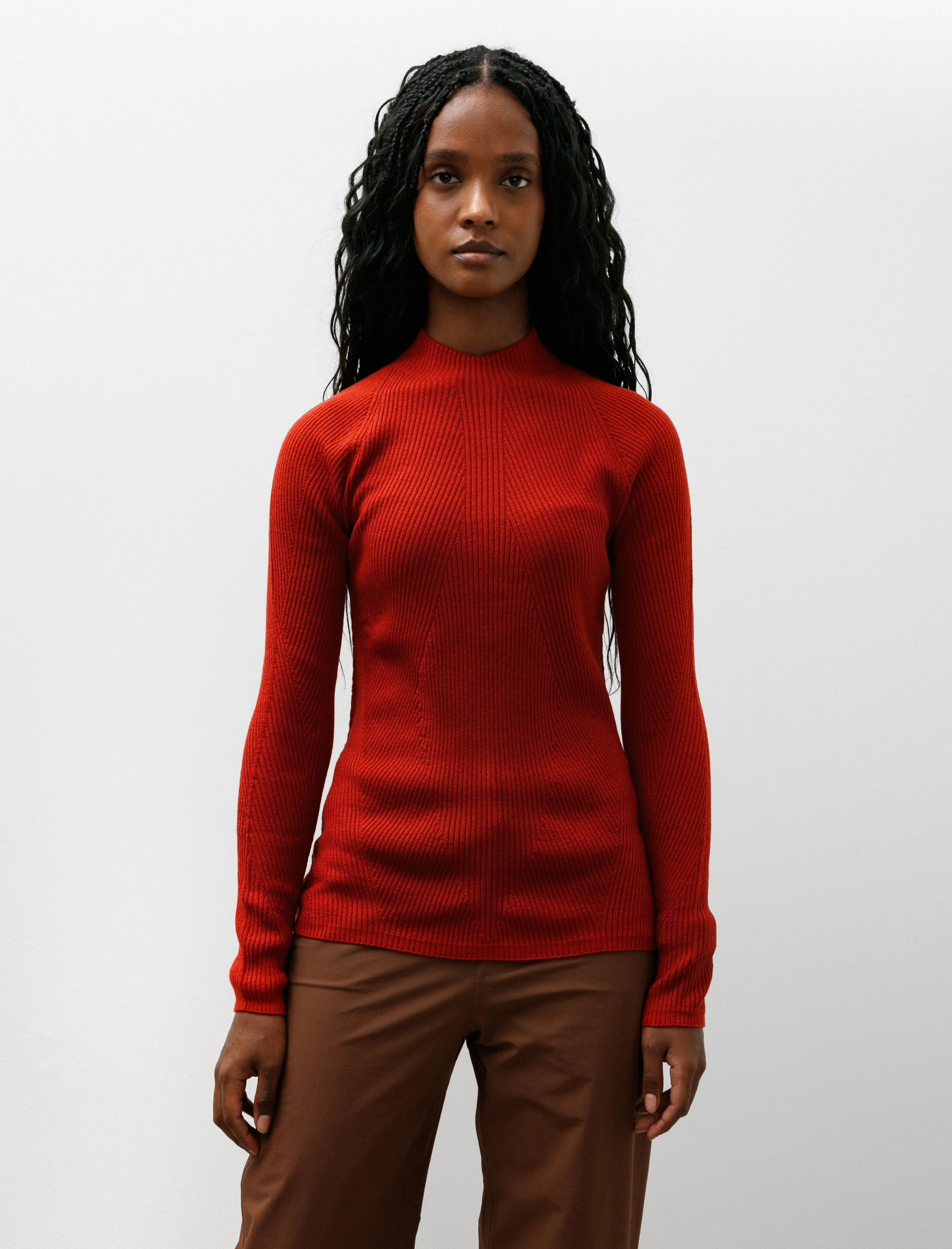 Conic Wool Midlayer Carmine sold by SHOP NEIGHBOR