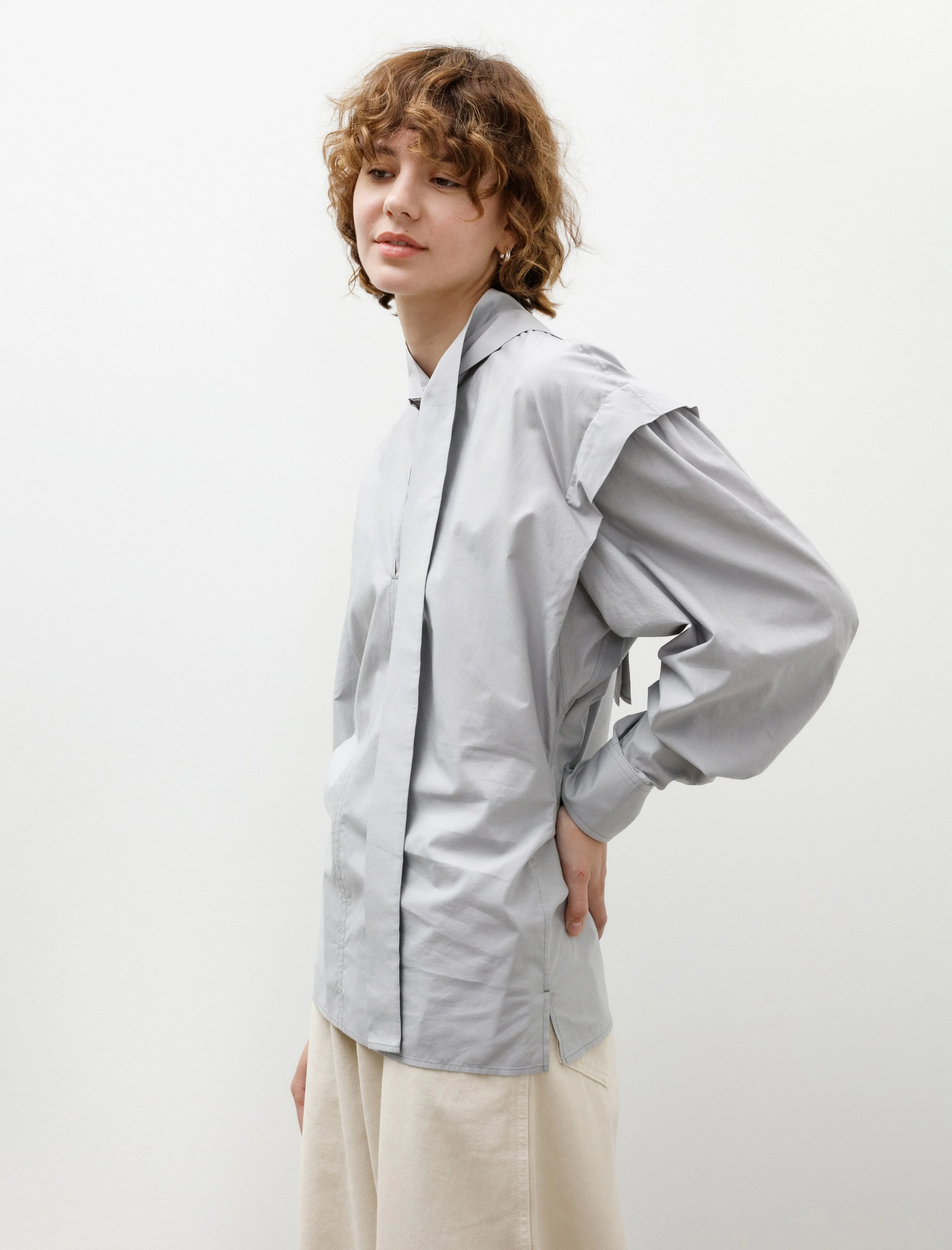 Ascot Blouse Mist sold by SHOP NEIGHBOR product image thumbnail 4