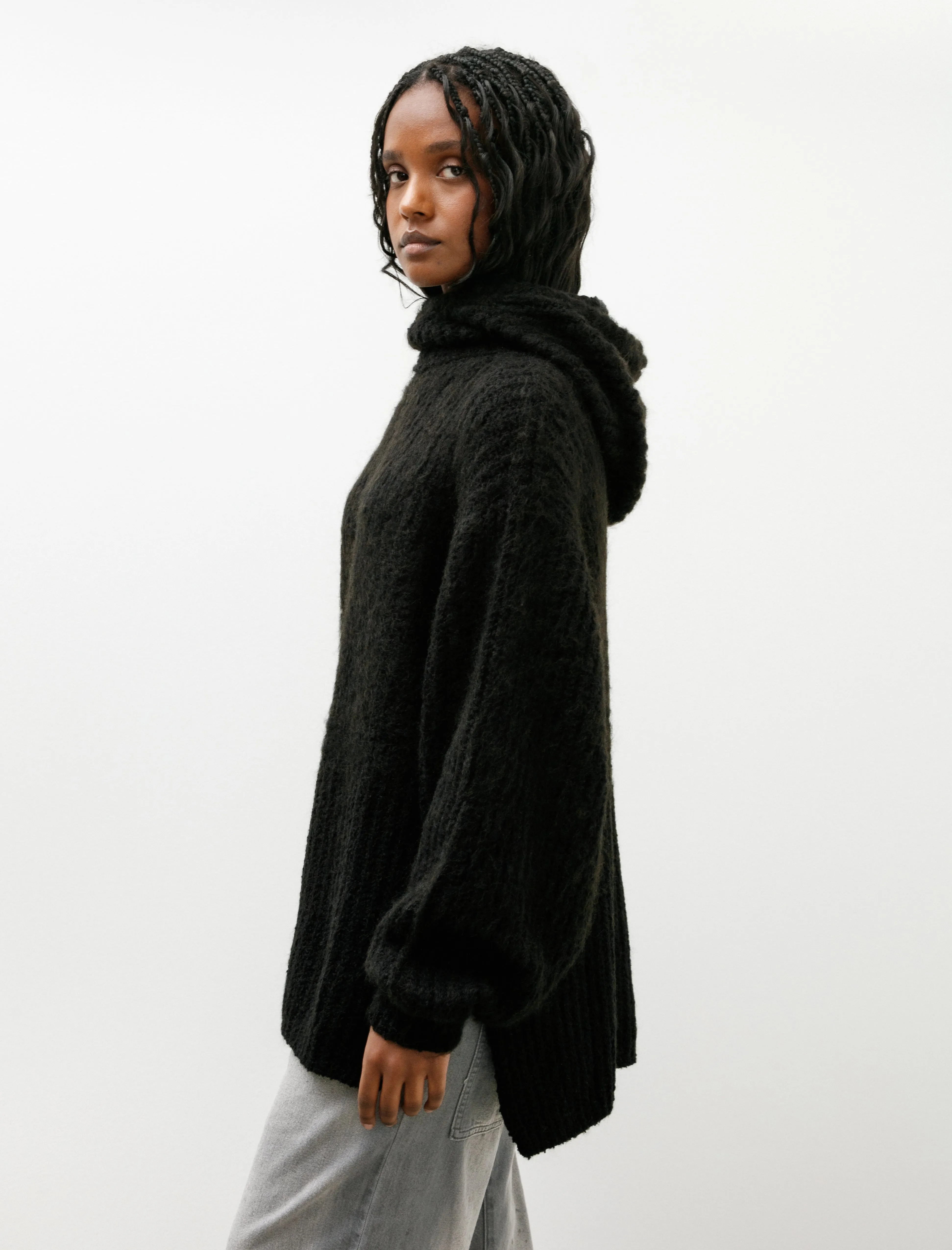 Raised Hoodie Black sold by SHOP NEIGHBOR product image thumbnail 2
