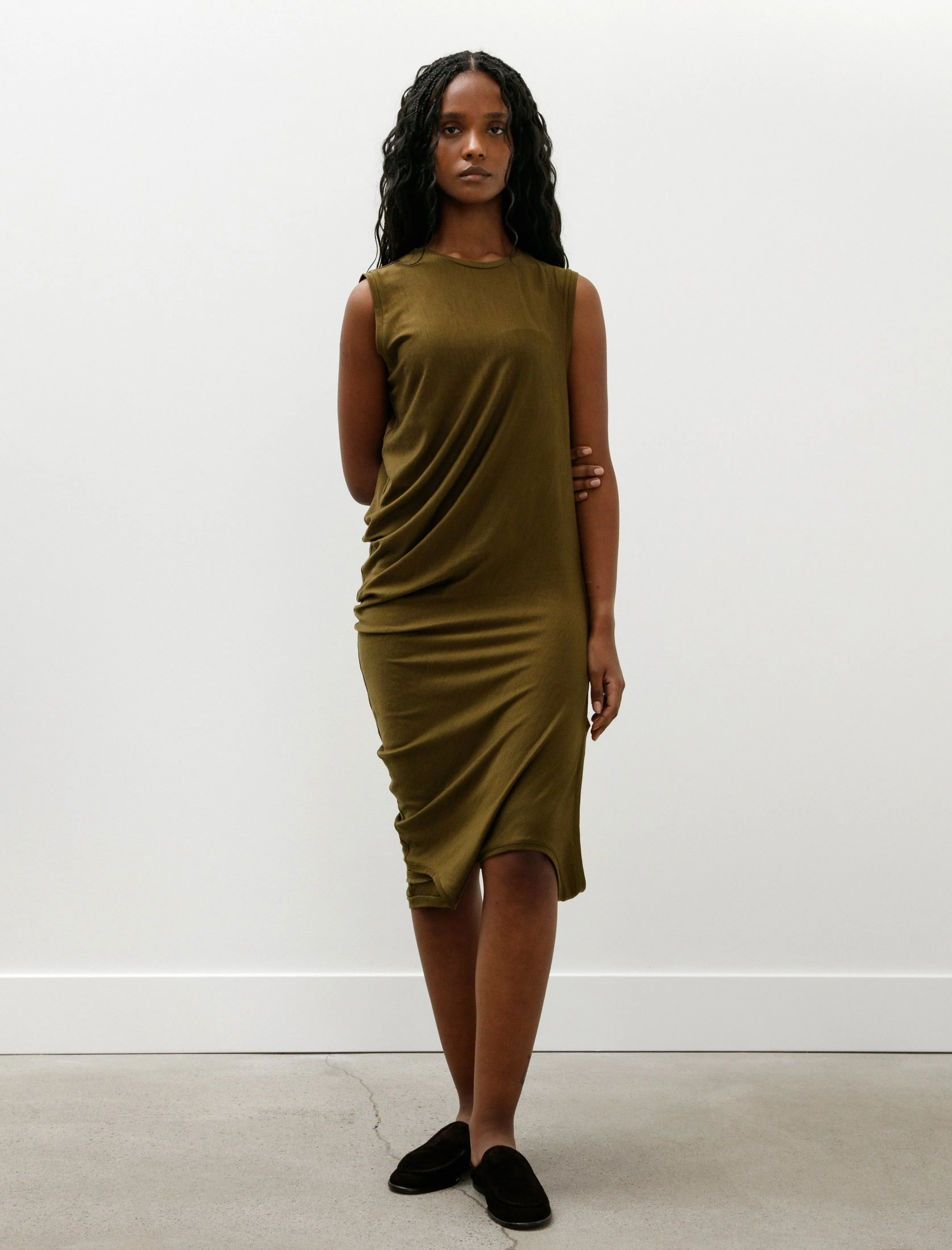 Double Layered Tank Merino Wool Olive sold by SHOP NEIGHBOR product image thumbnail 5