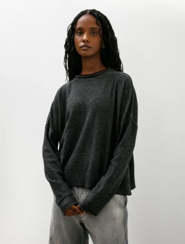 Drop Shoulder Knit Grey sold by SHOP NEIGHBOR