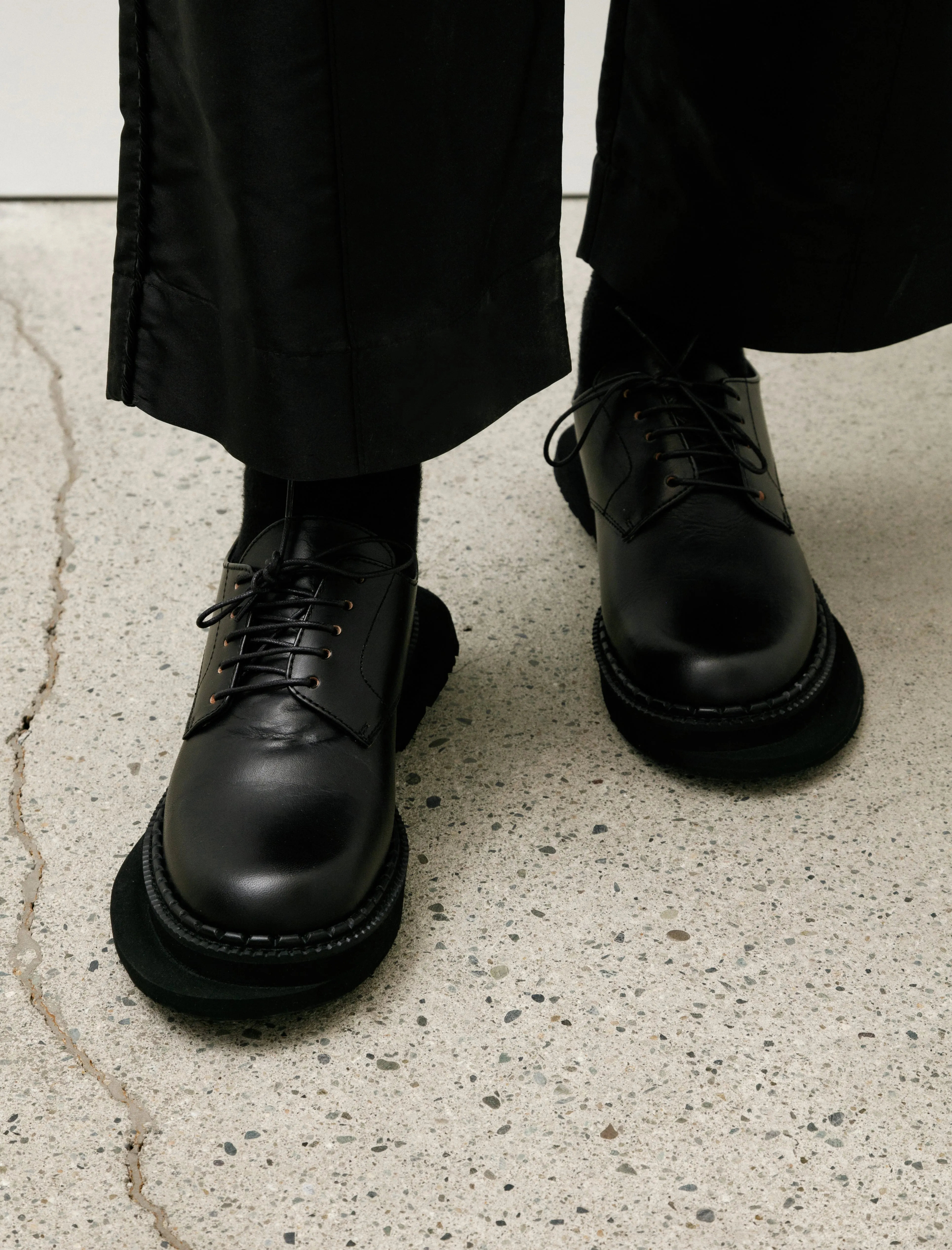 Irregular Shoes Leather Black sold by SHOP NEIGHBOR
