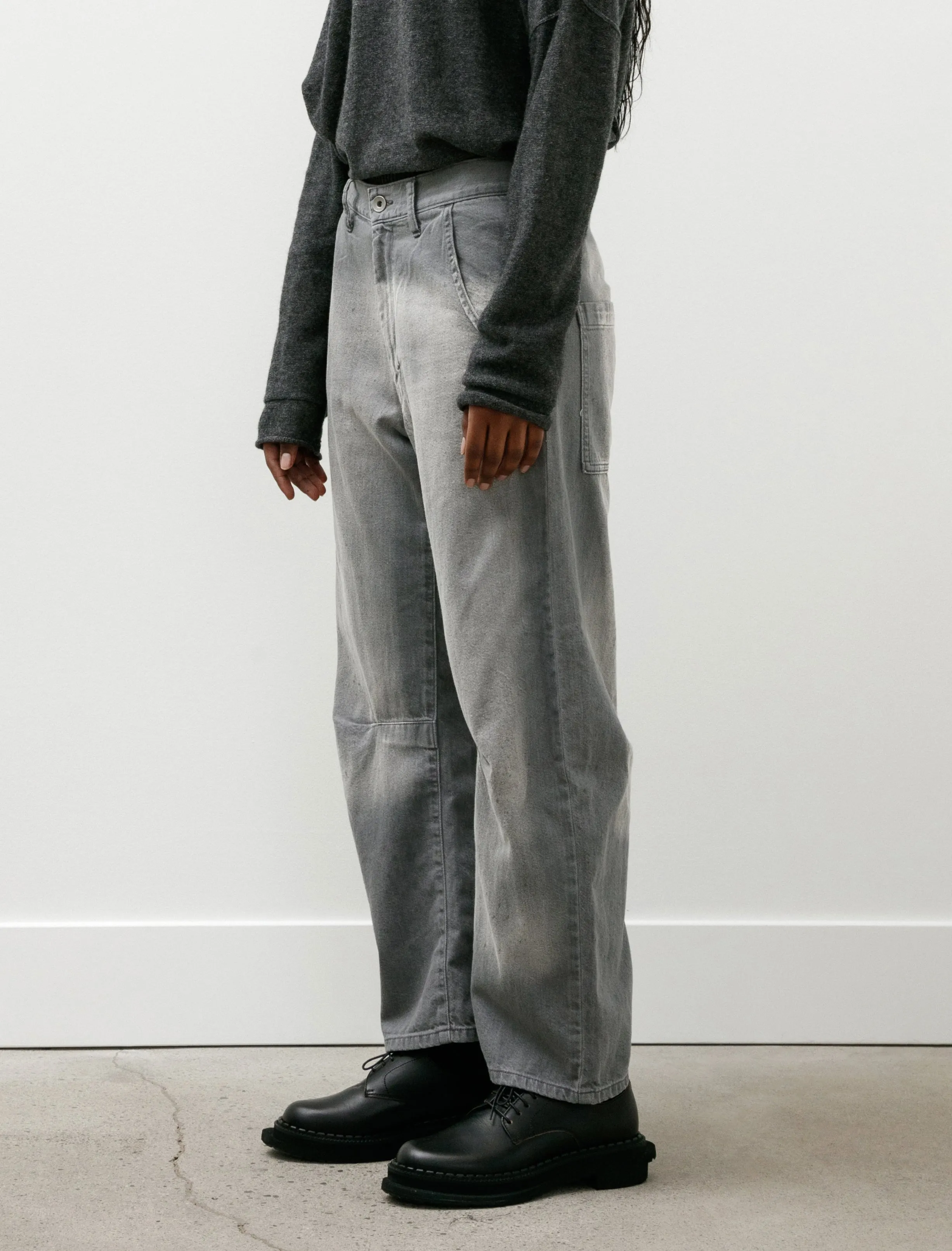 Knee Seam Pants Grey sold by SHOP NEIGHBOR product image thumbnail 4
