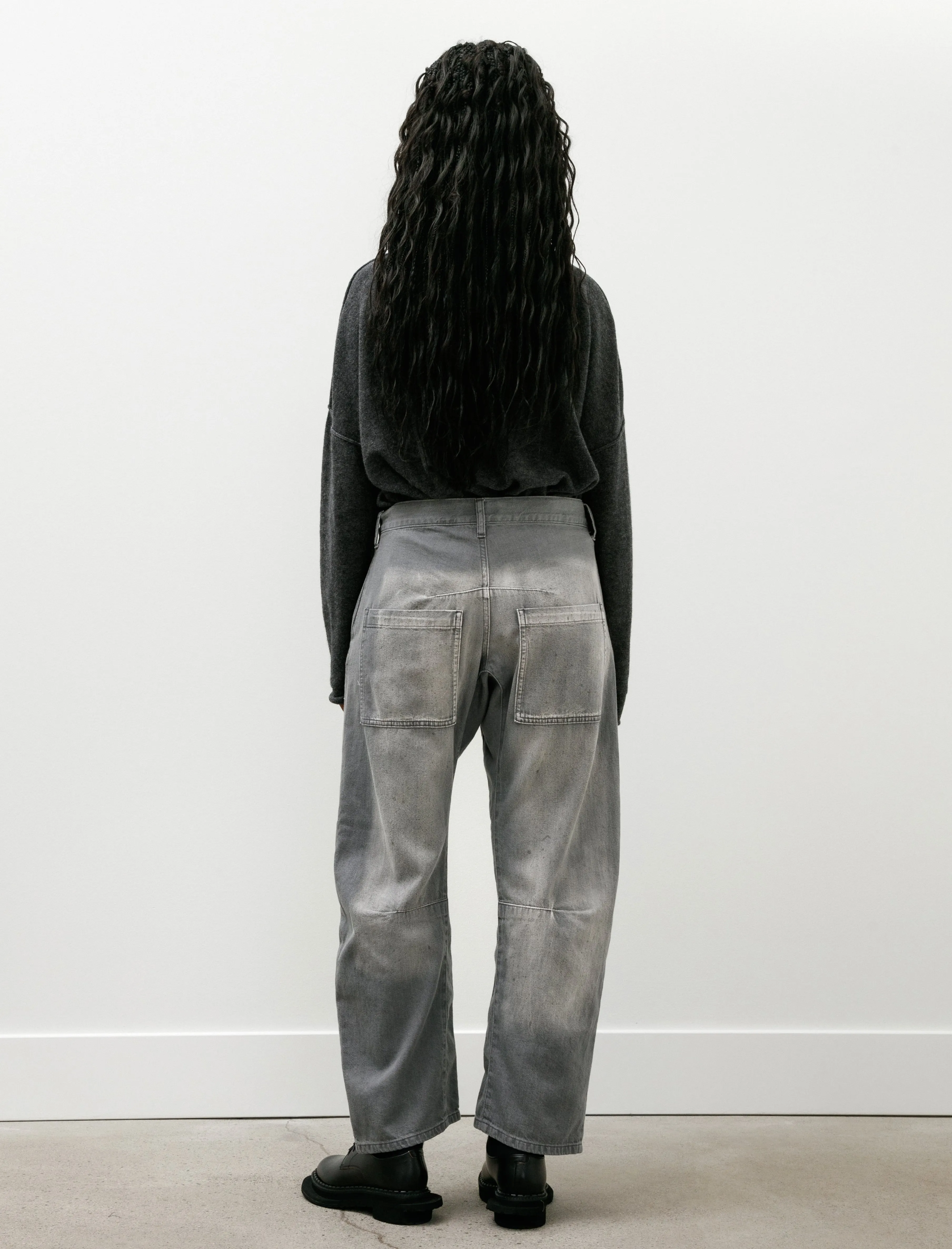 Knee Seam Pants Grey sold by SHOP NEIGHBOR product image thumbnail 5