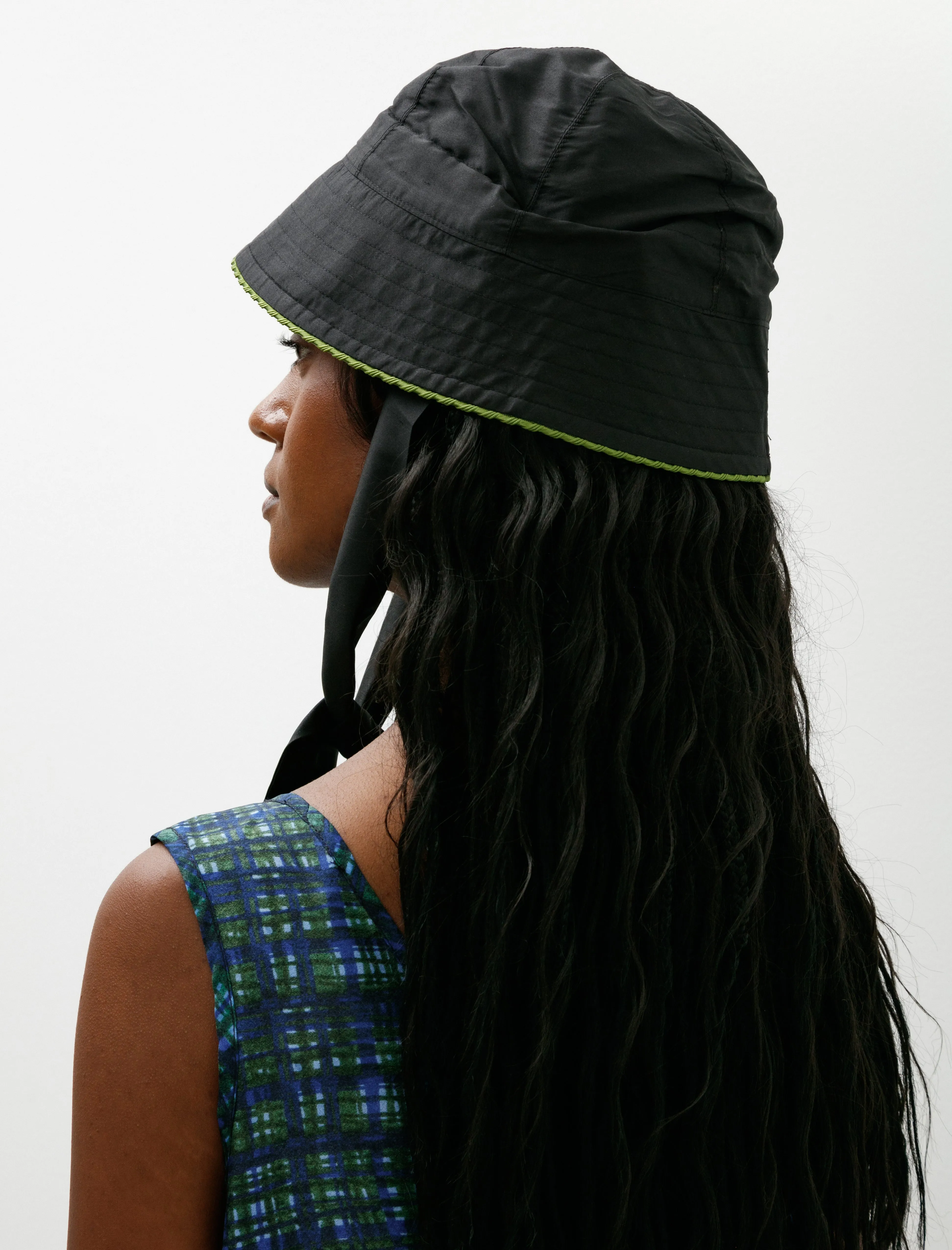Silk Dupion Sailor Hat with Trim Black sold by SHOP NEIGHBOR product image thumbnail 3